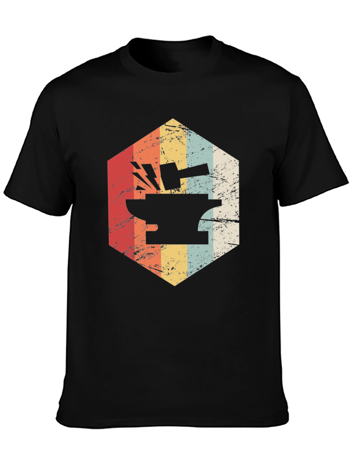 Retro Blacksmith Anvil T-Shirt