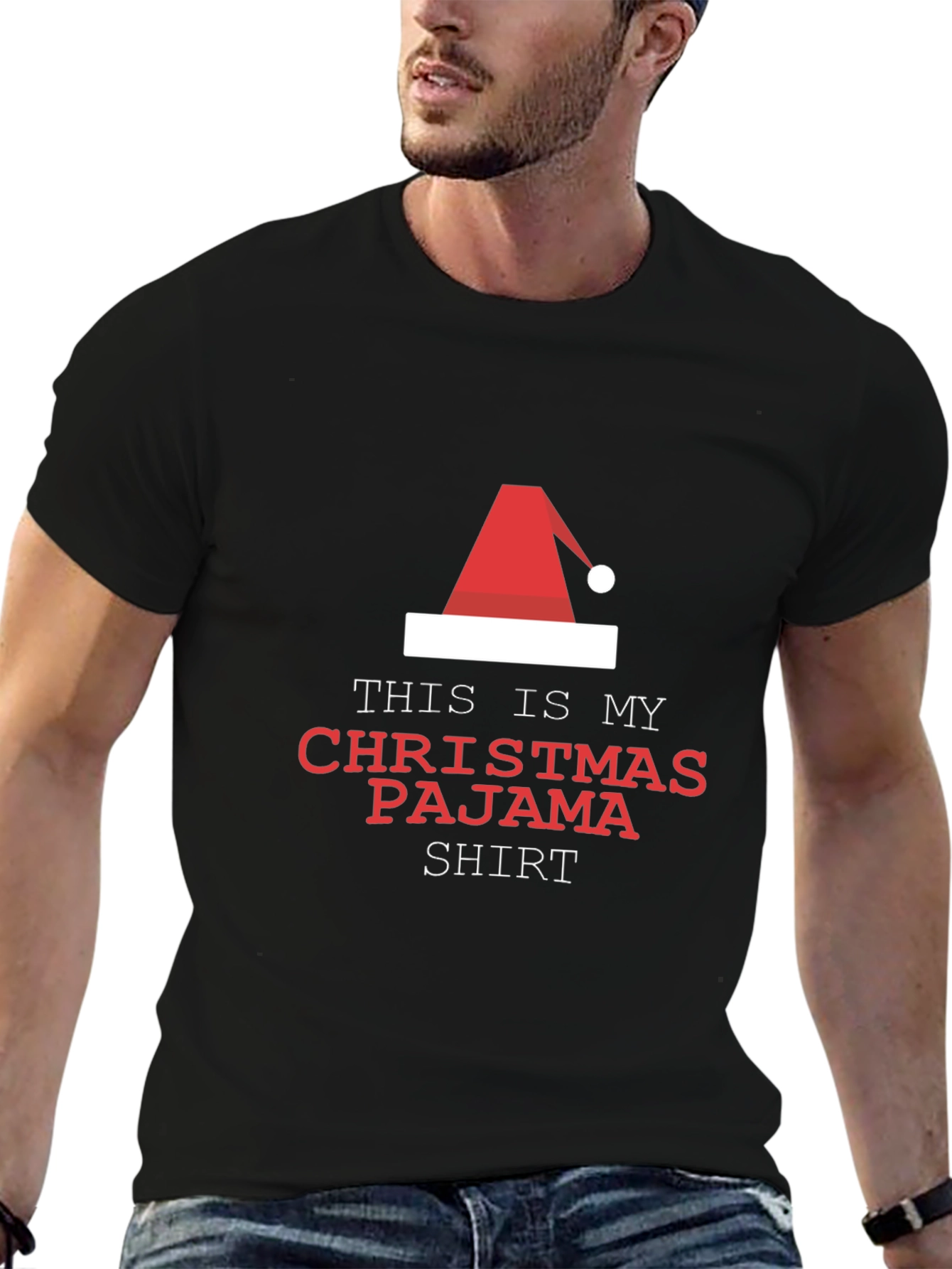 Christmas Pajama Shirt - Holiday Graphic Tee