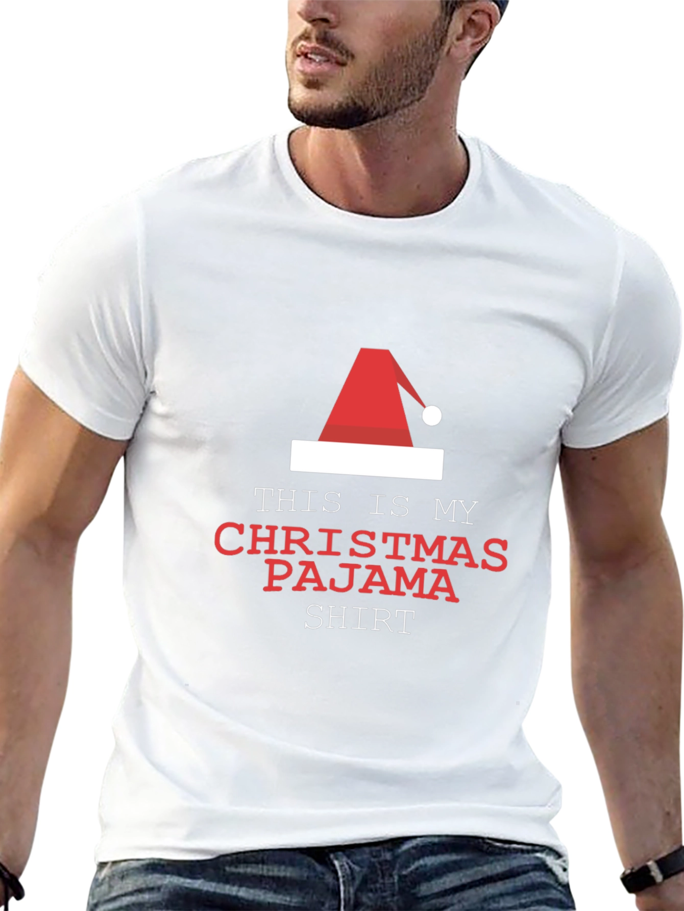 Christmas Pajama Shirt - Holiday Graphic Tee