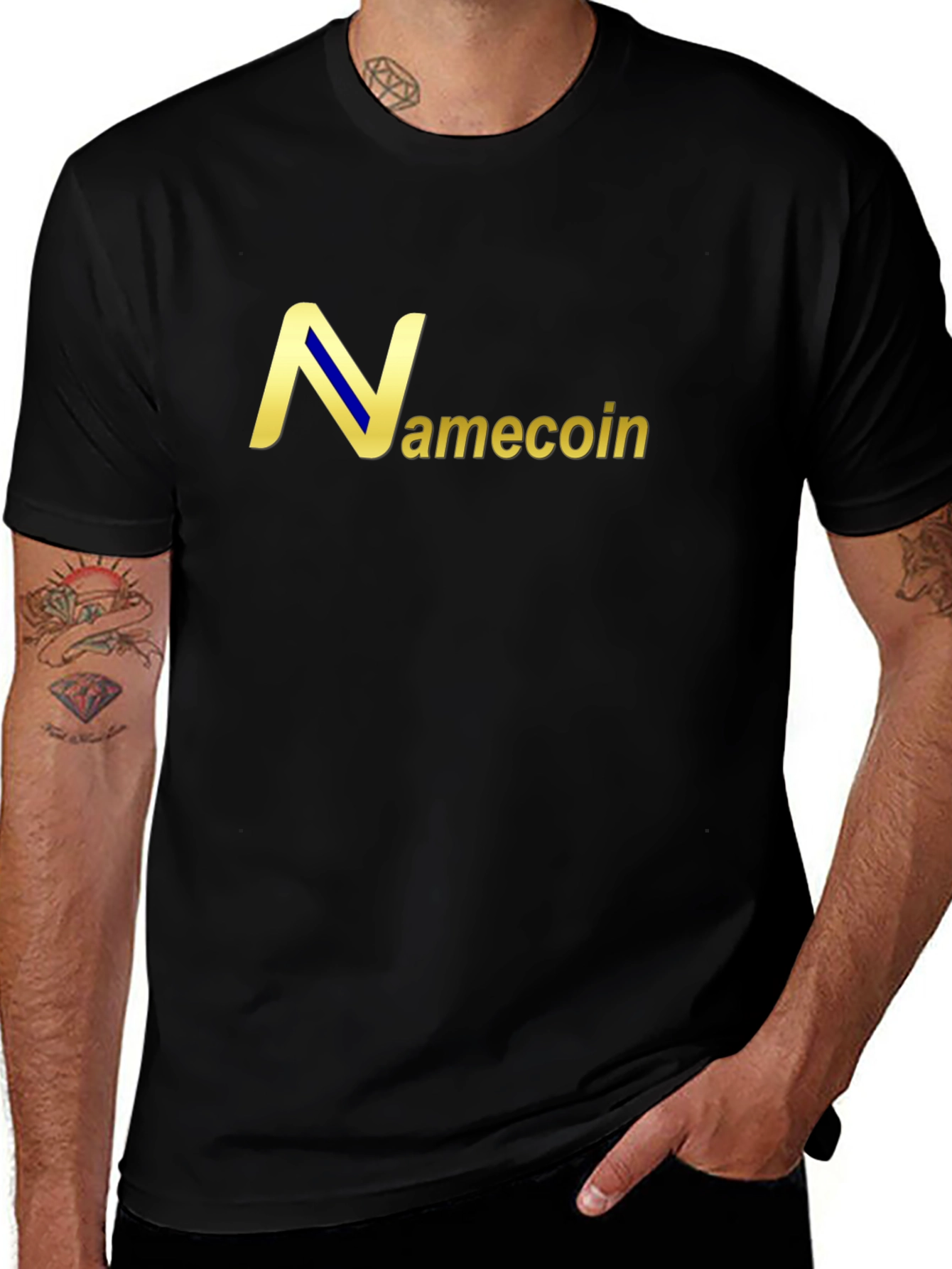 Namecoin T-Shirt - Black Crypto Tee
