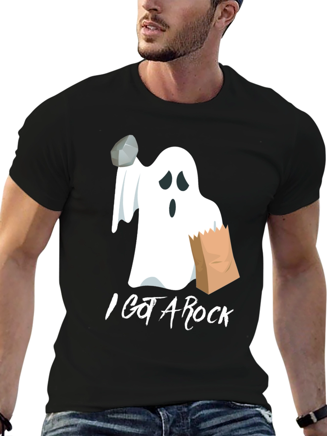 I Got a Rock T-Shirt - Halloween Ghost Design