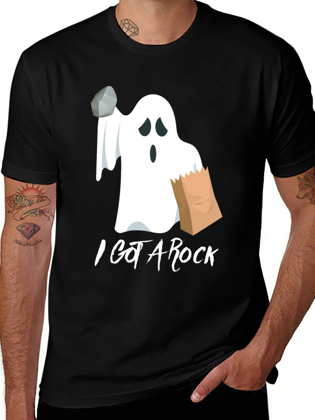 I Got a Rock T-Shirt - Halloween Ghost Design