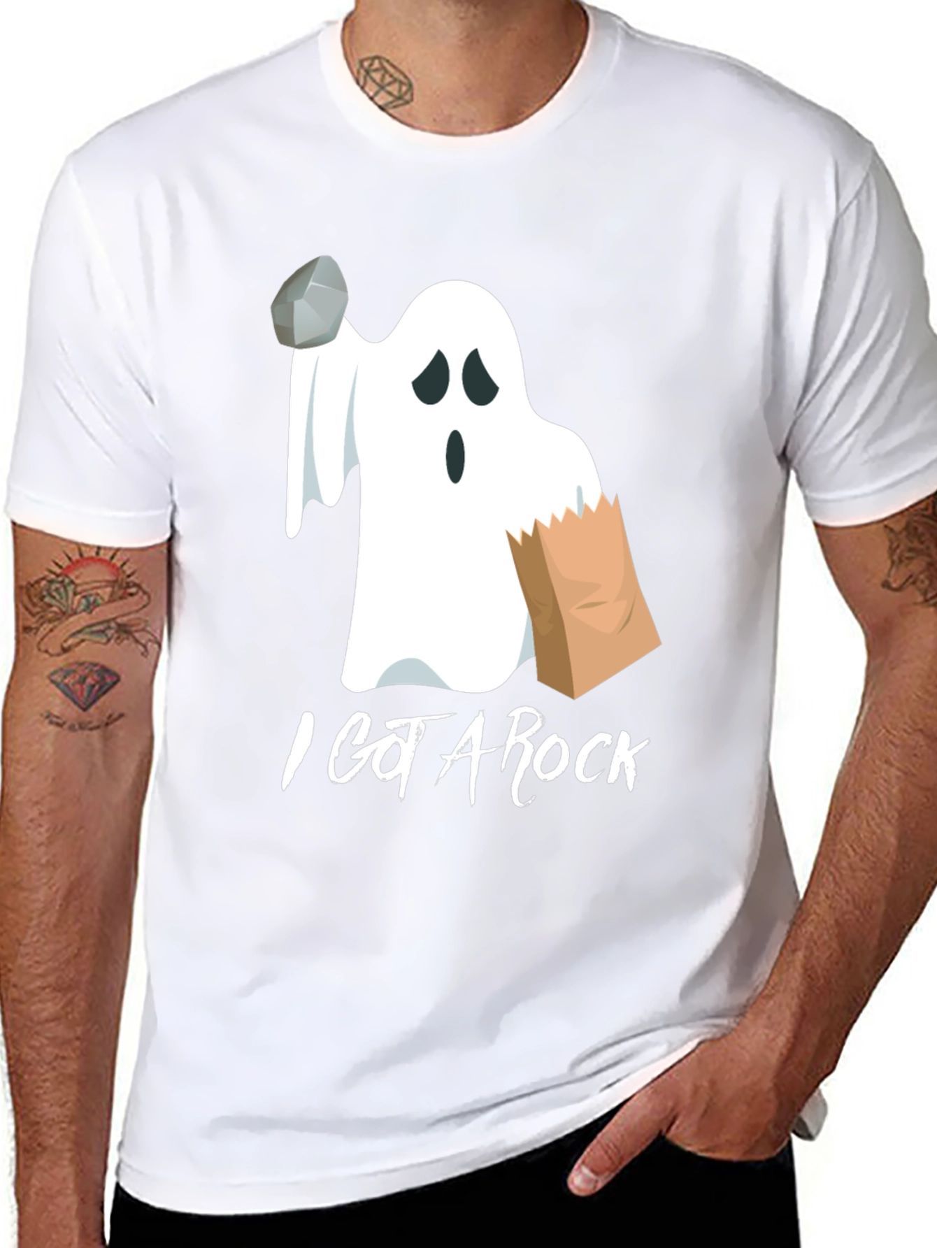 I Got a Rock T-Shirt - Halloween Ghost Design