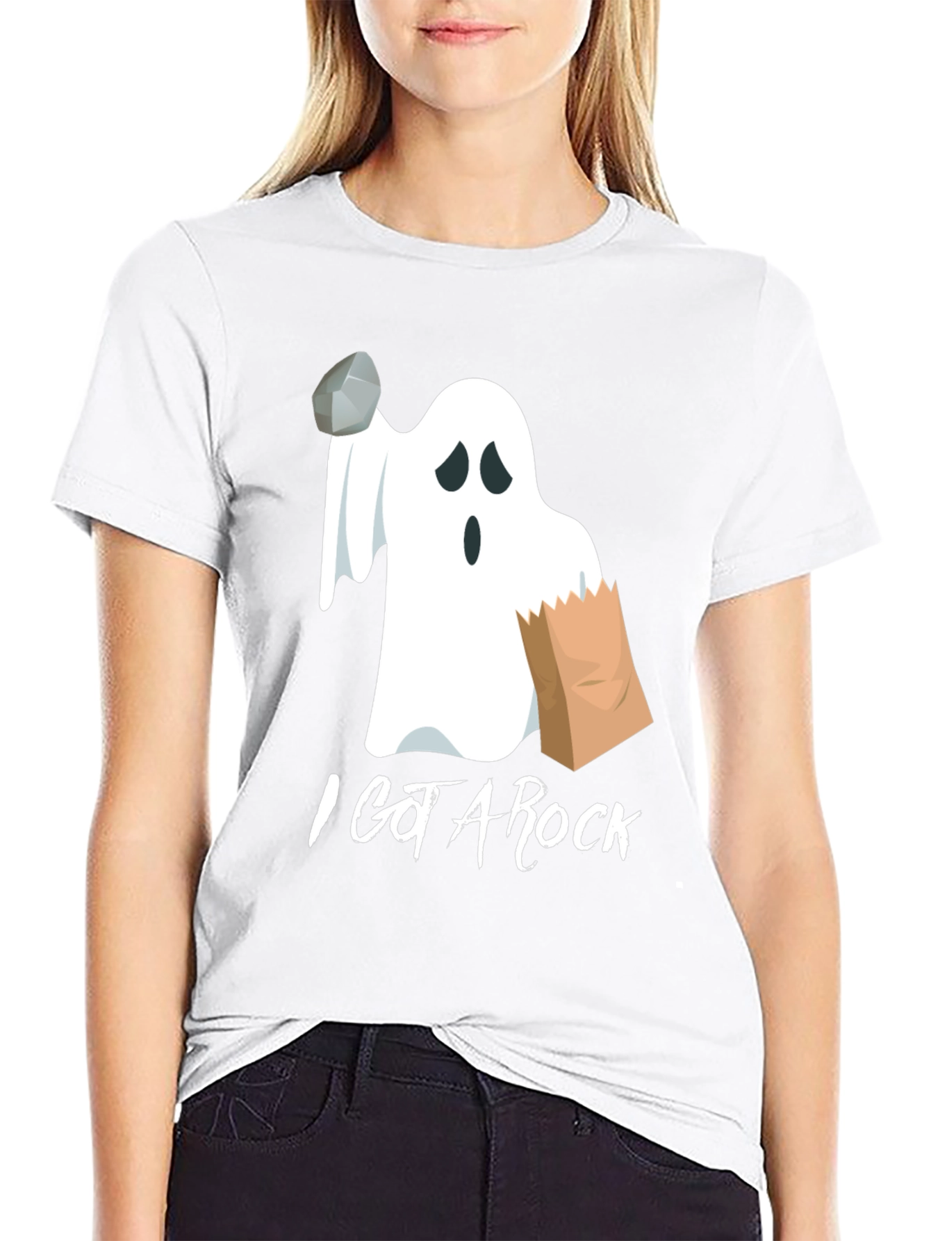 I Got a Rock T-Shirt - Halloween Ghost Design