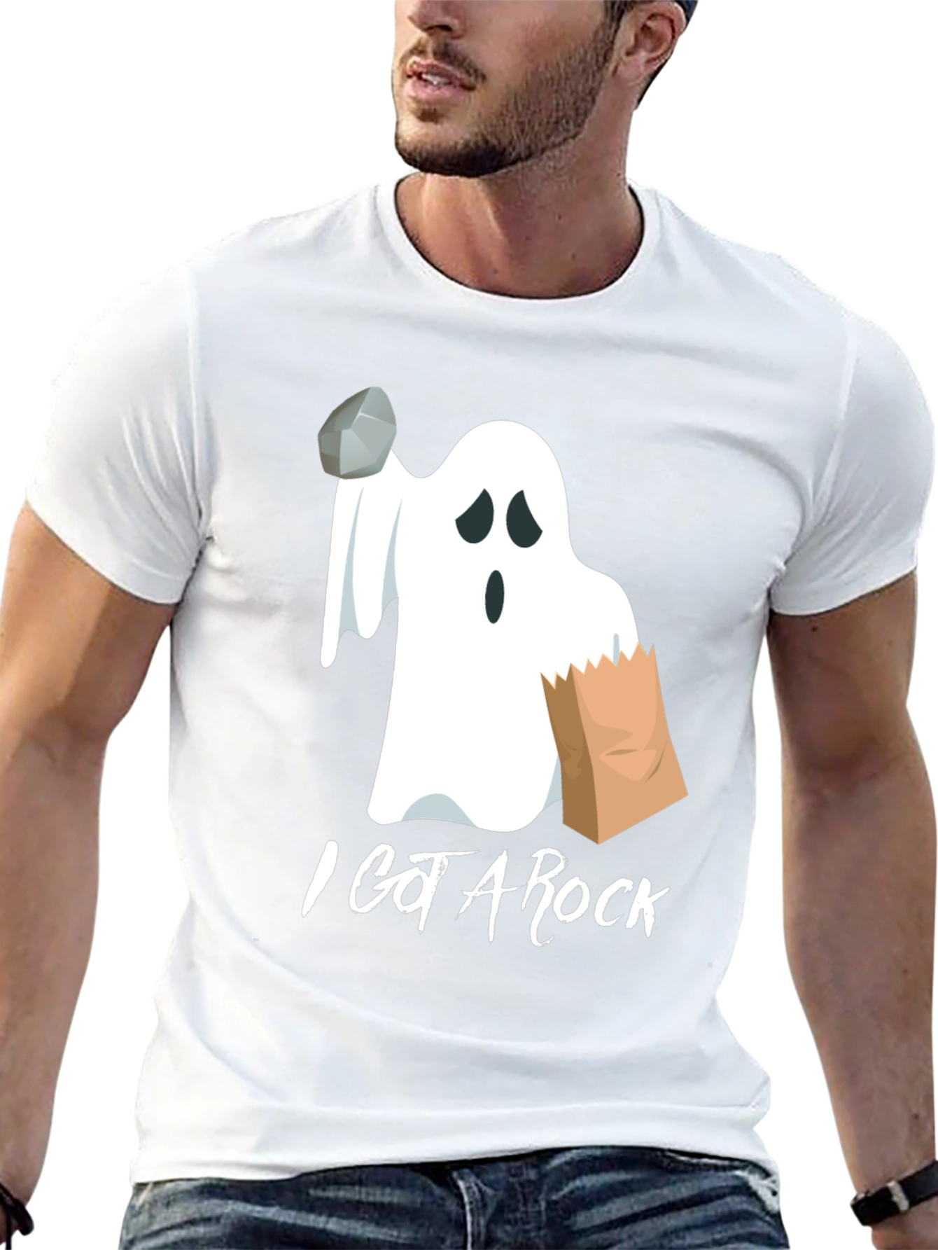 I Got a Rock T-Shirt - Halloween Ghost Design