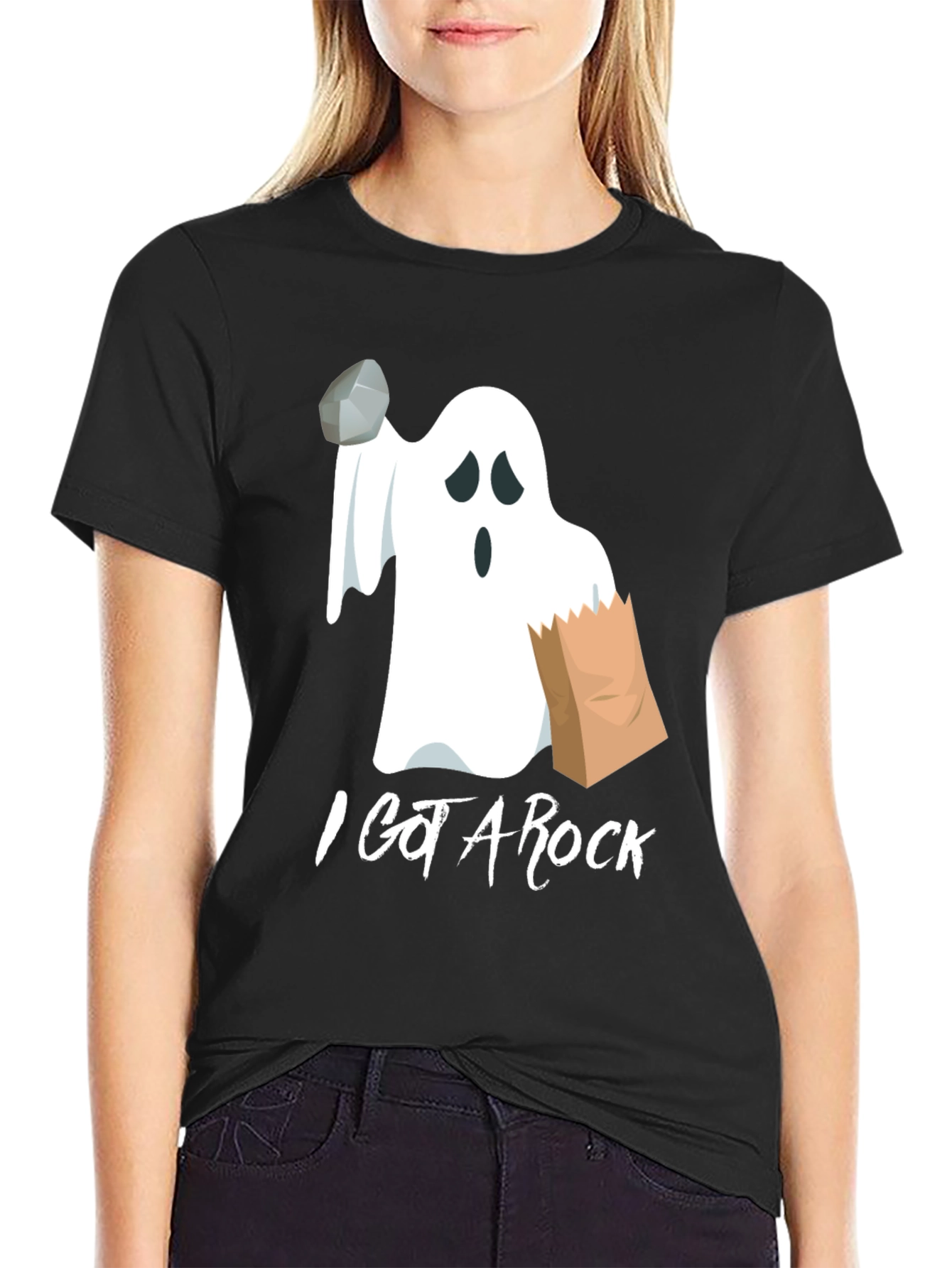 I Got a Rock T-Shirt - Halloween Ghost Design