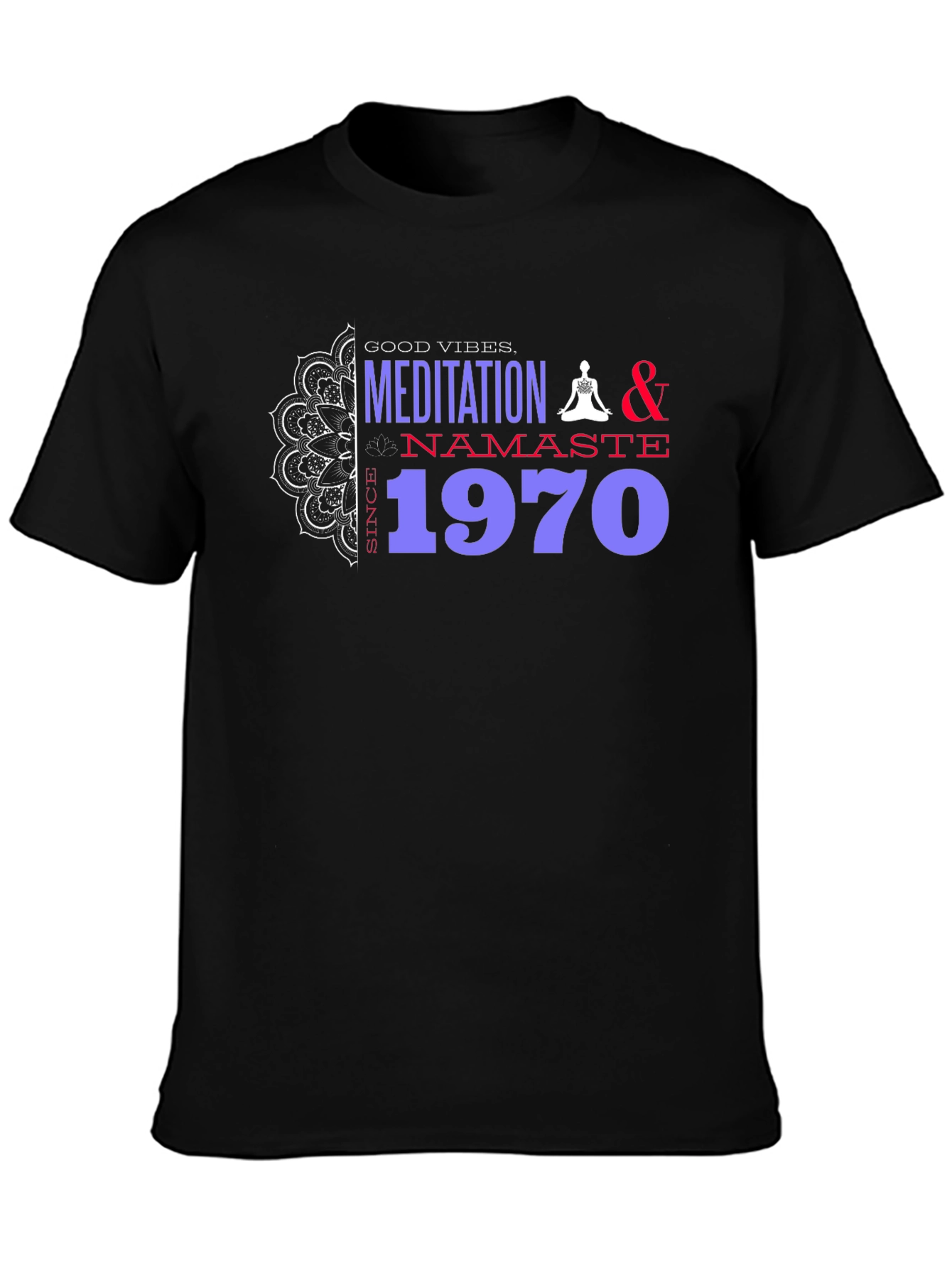 Meditation Namaste 1970 T-Shirt
