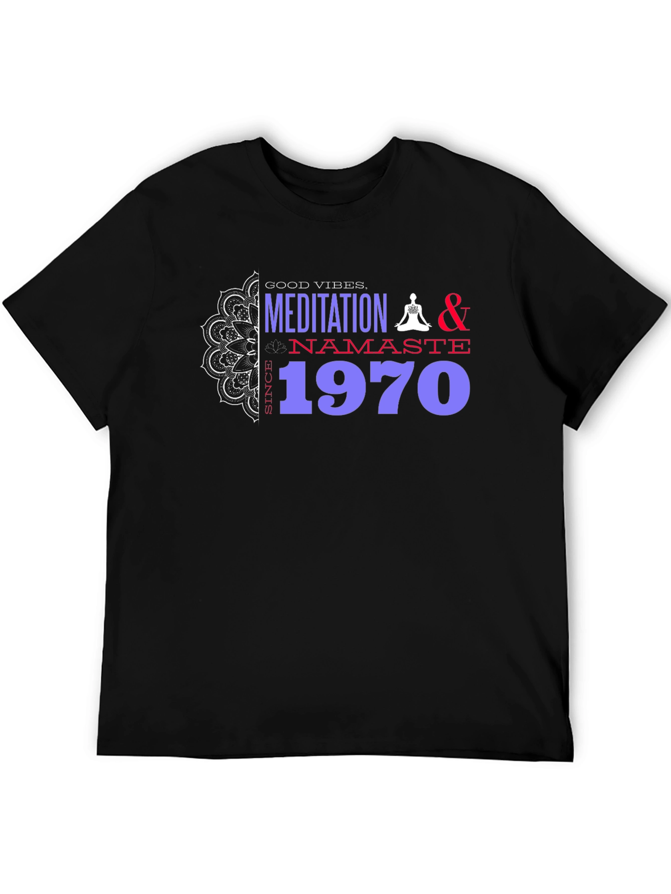 Meditation Namaste 1970 T-Shirt
