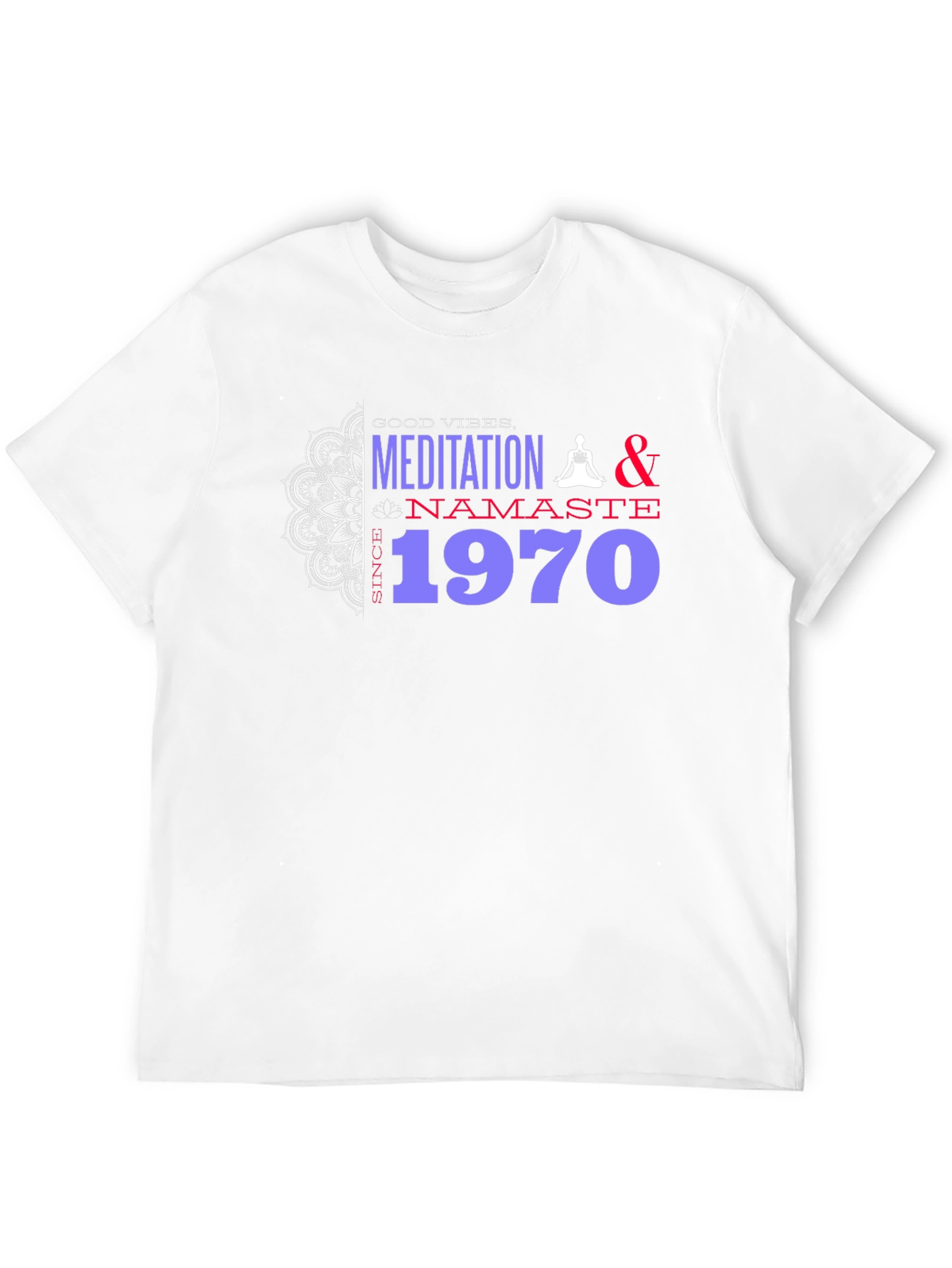 Meditation Namaste 1970 T-Shirt