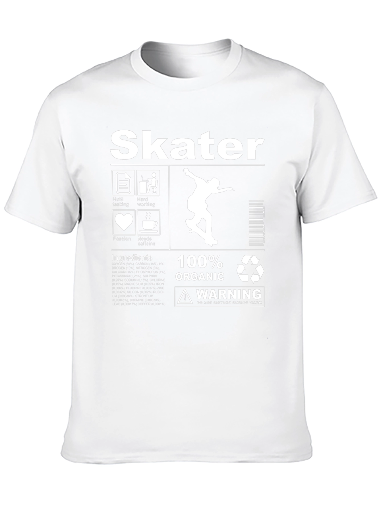 Skater Organic Cotton Graphic T-Shirt