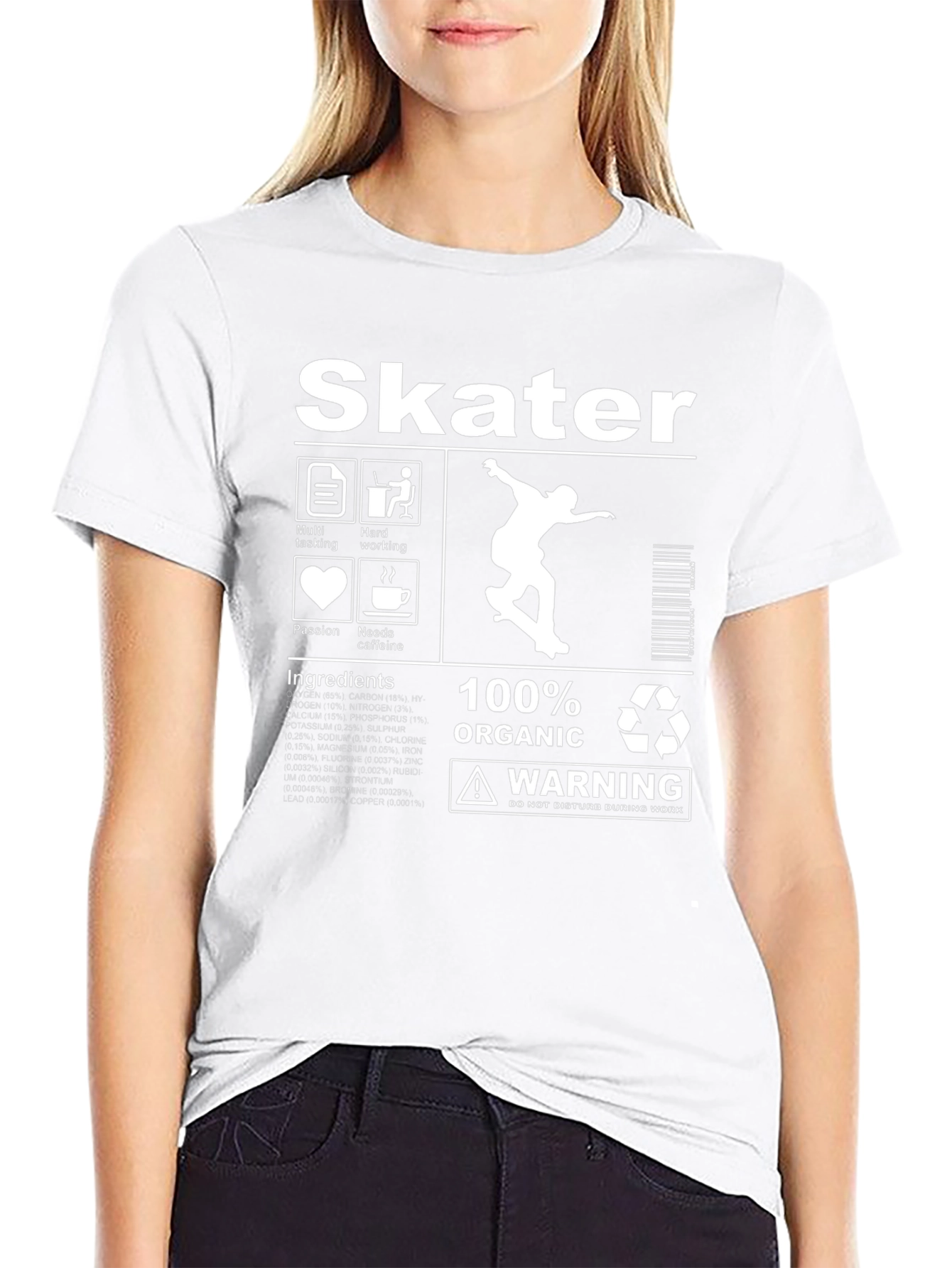 Skater Organic Cotton Graphic T-Shirt