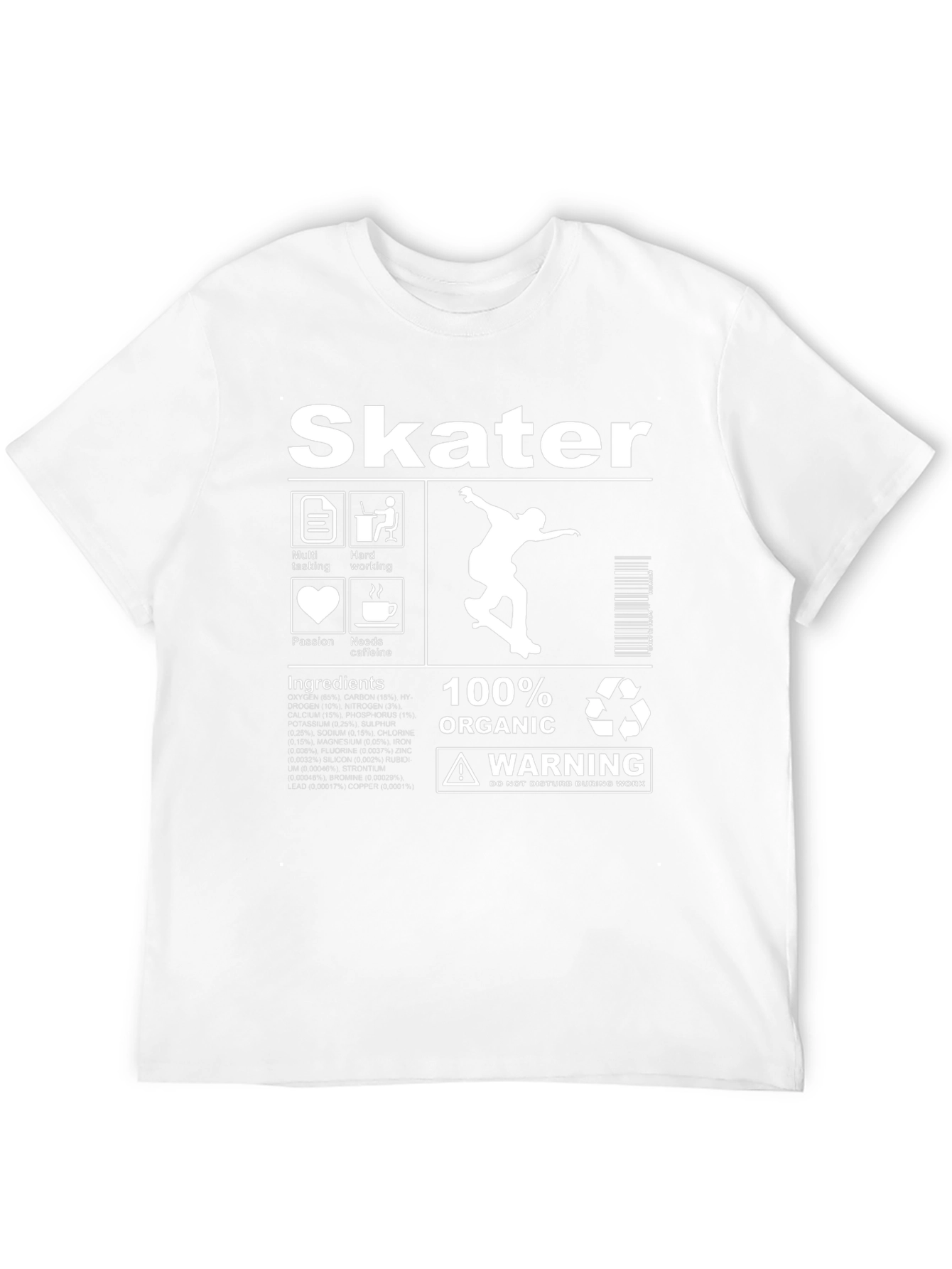 Skater Organic Cotton Graphic T-Shirt