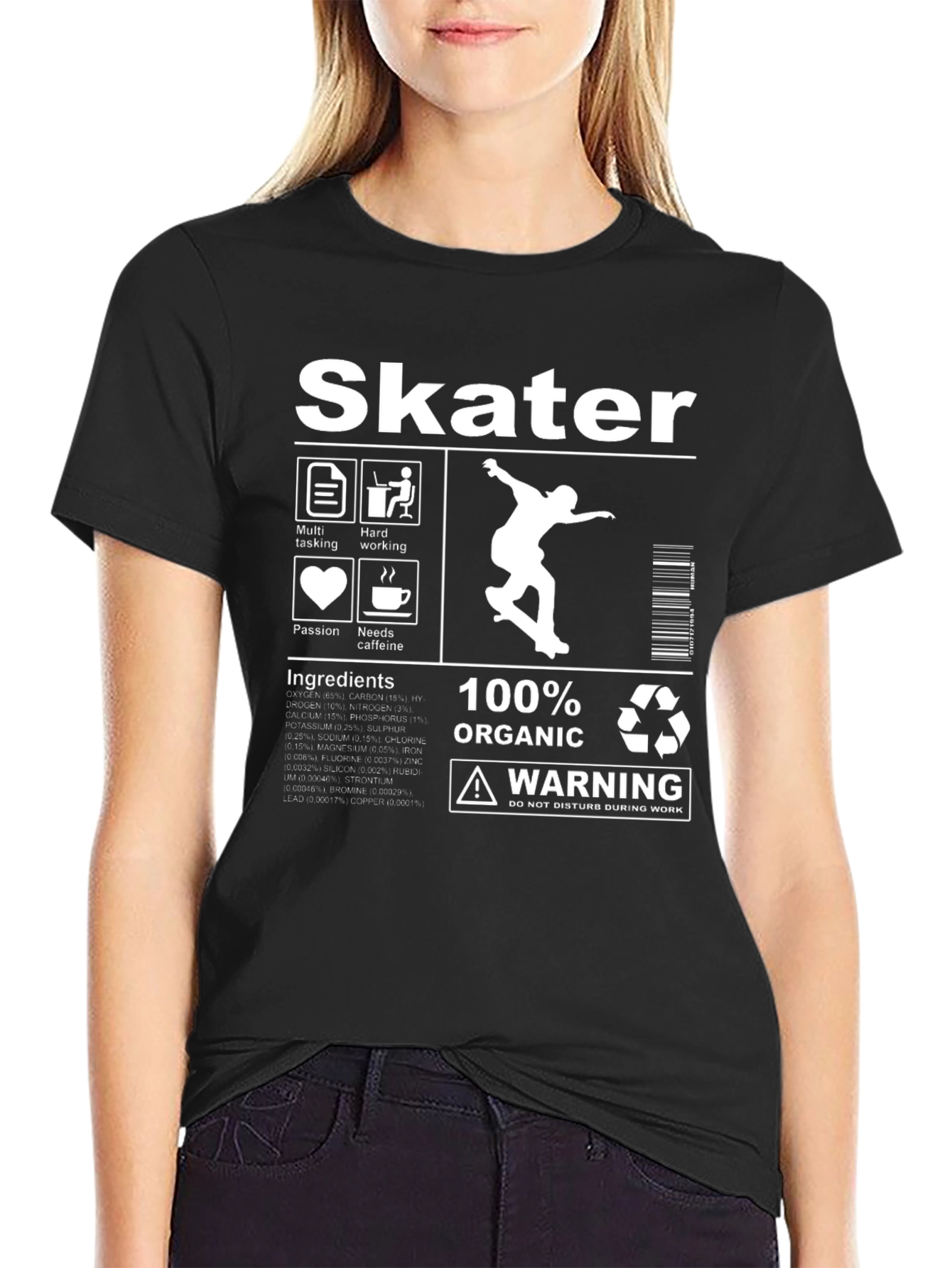 Skater Organic Cotton Graphic T-Shirt