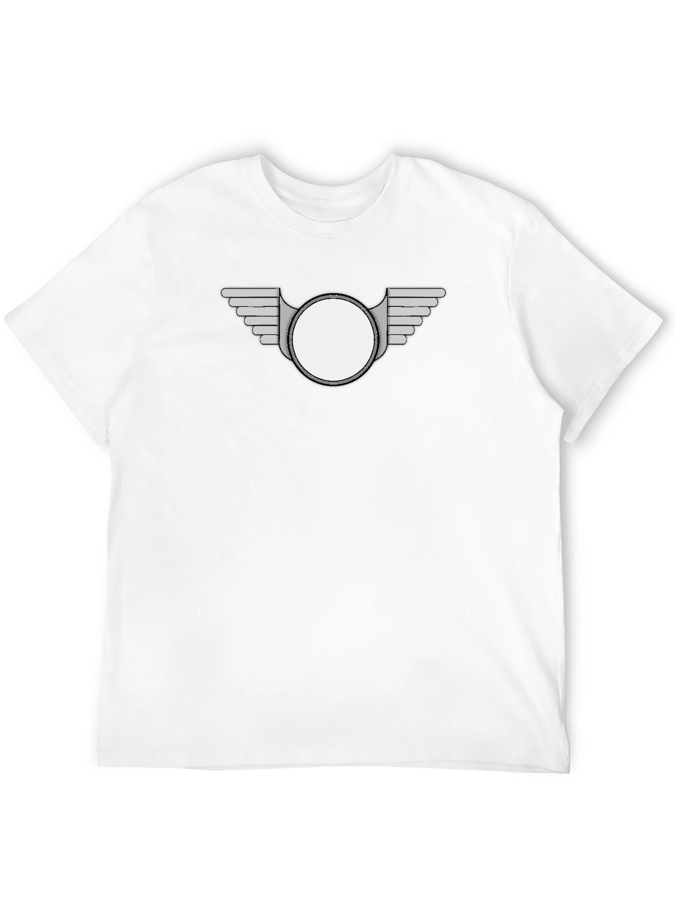 Modern Winged Badge Black T-Shirt