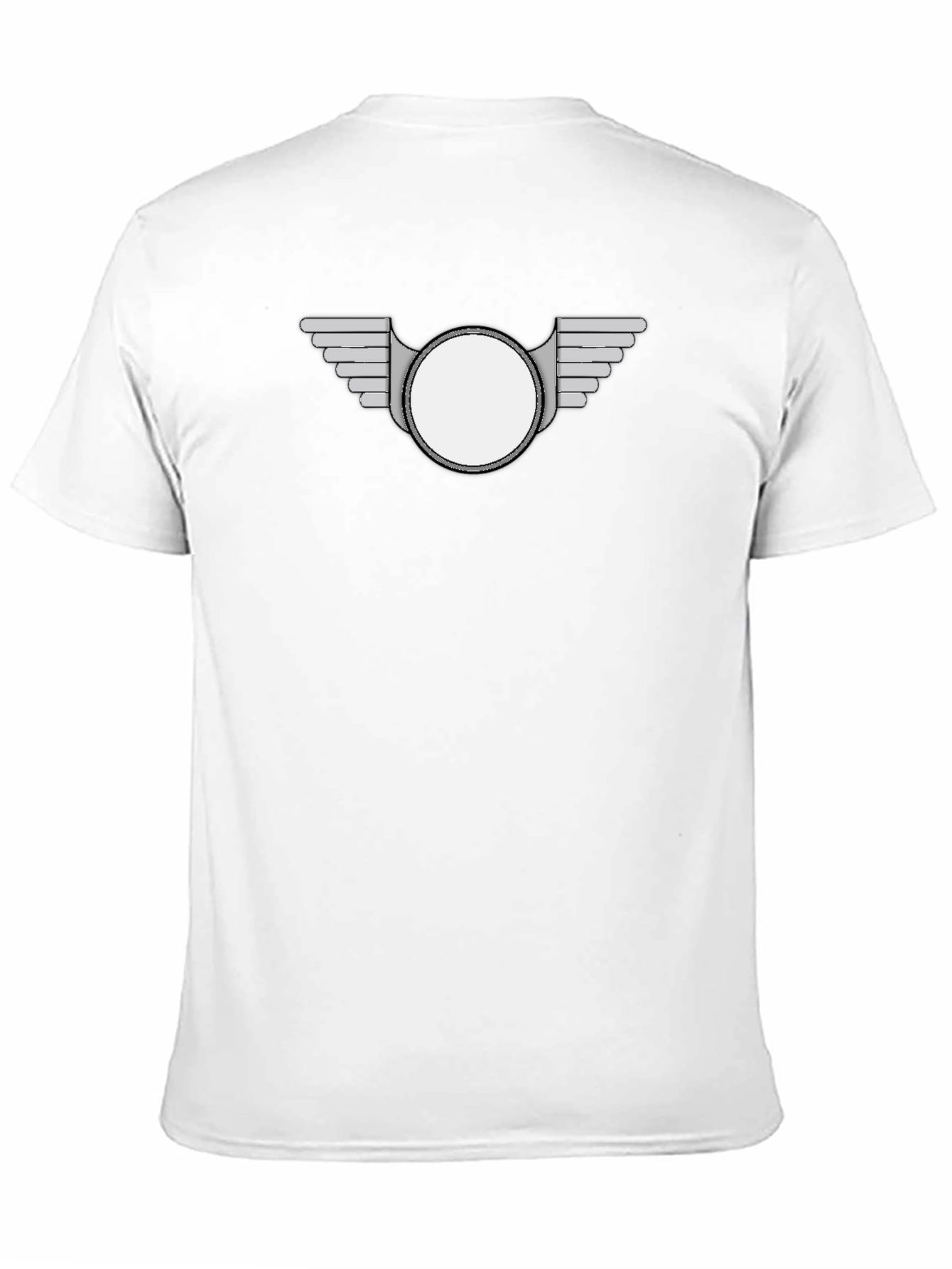 Modern Winged Badge Black T-Shirt