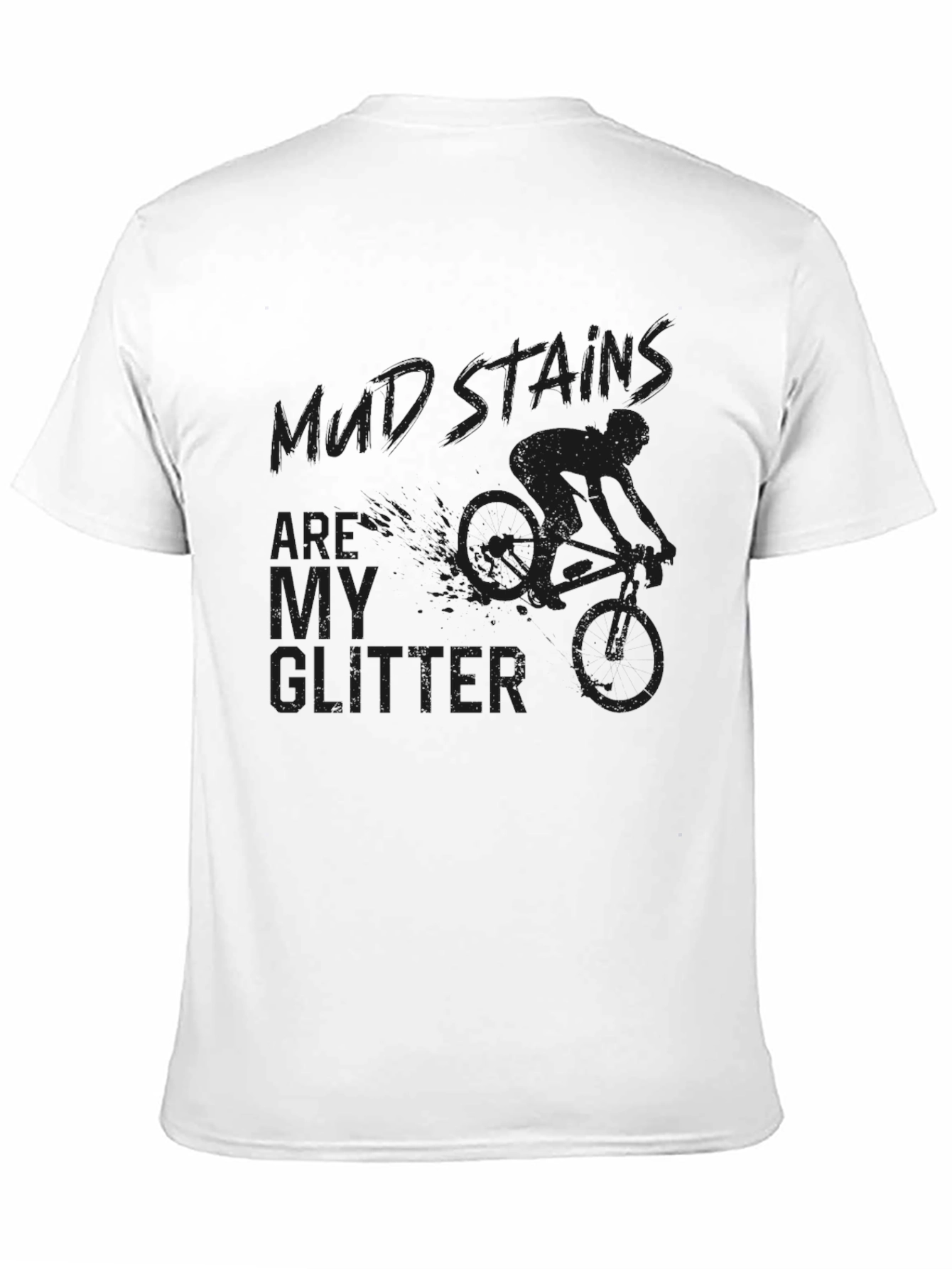 Mud Stains Glitter MTB T-Shirt