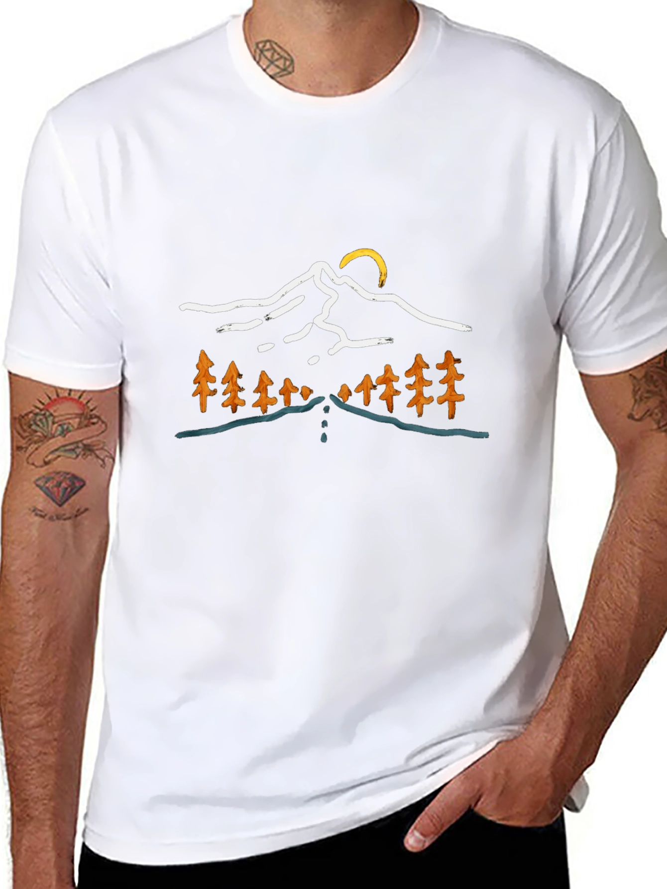 Mountain Road Trip Graphic Tee