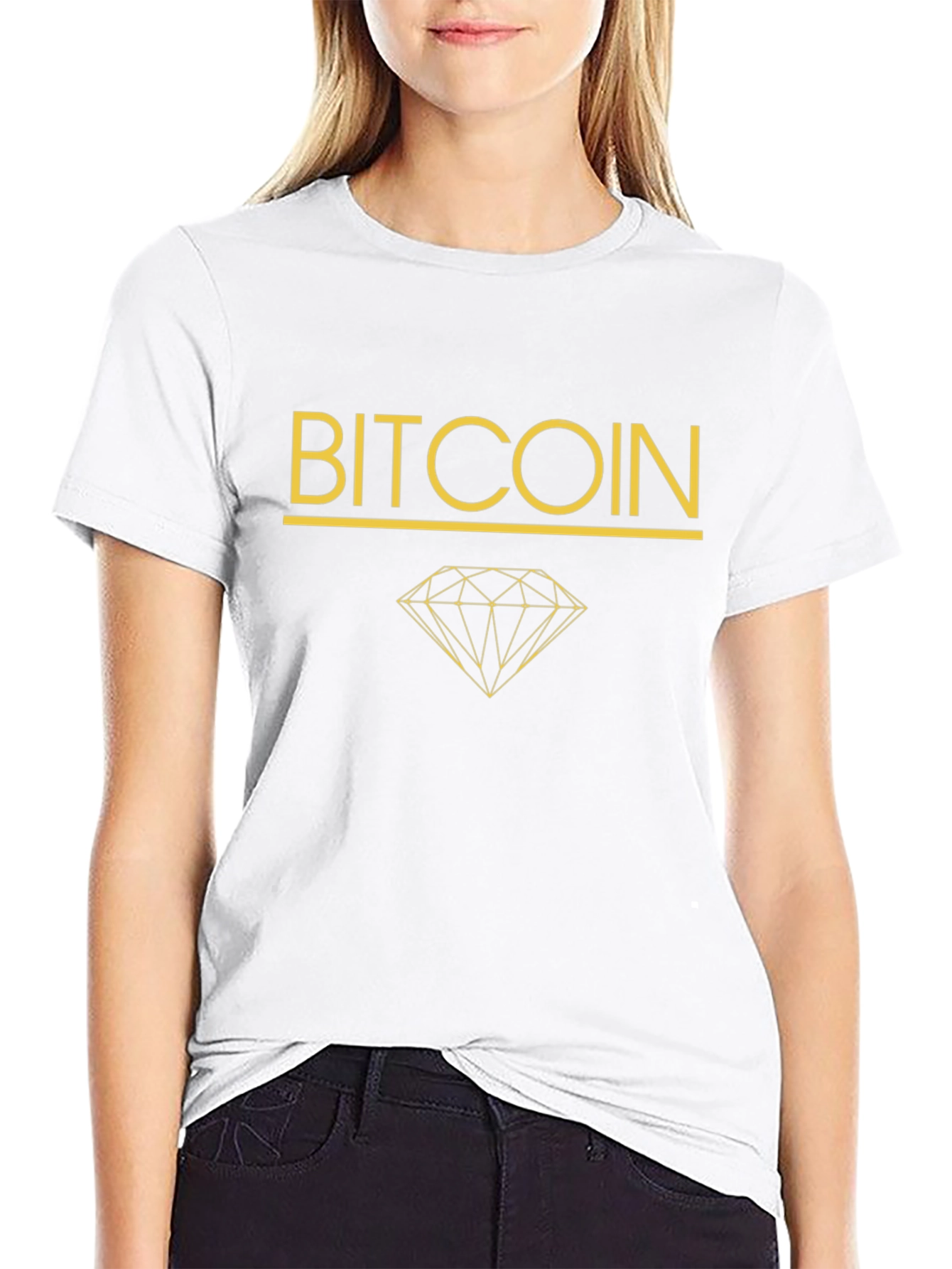 Bitcoin Diamond Graphic Tee - Crypto Fan Apparel