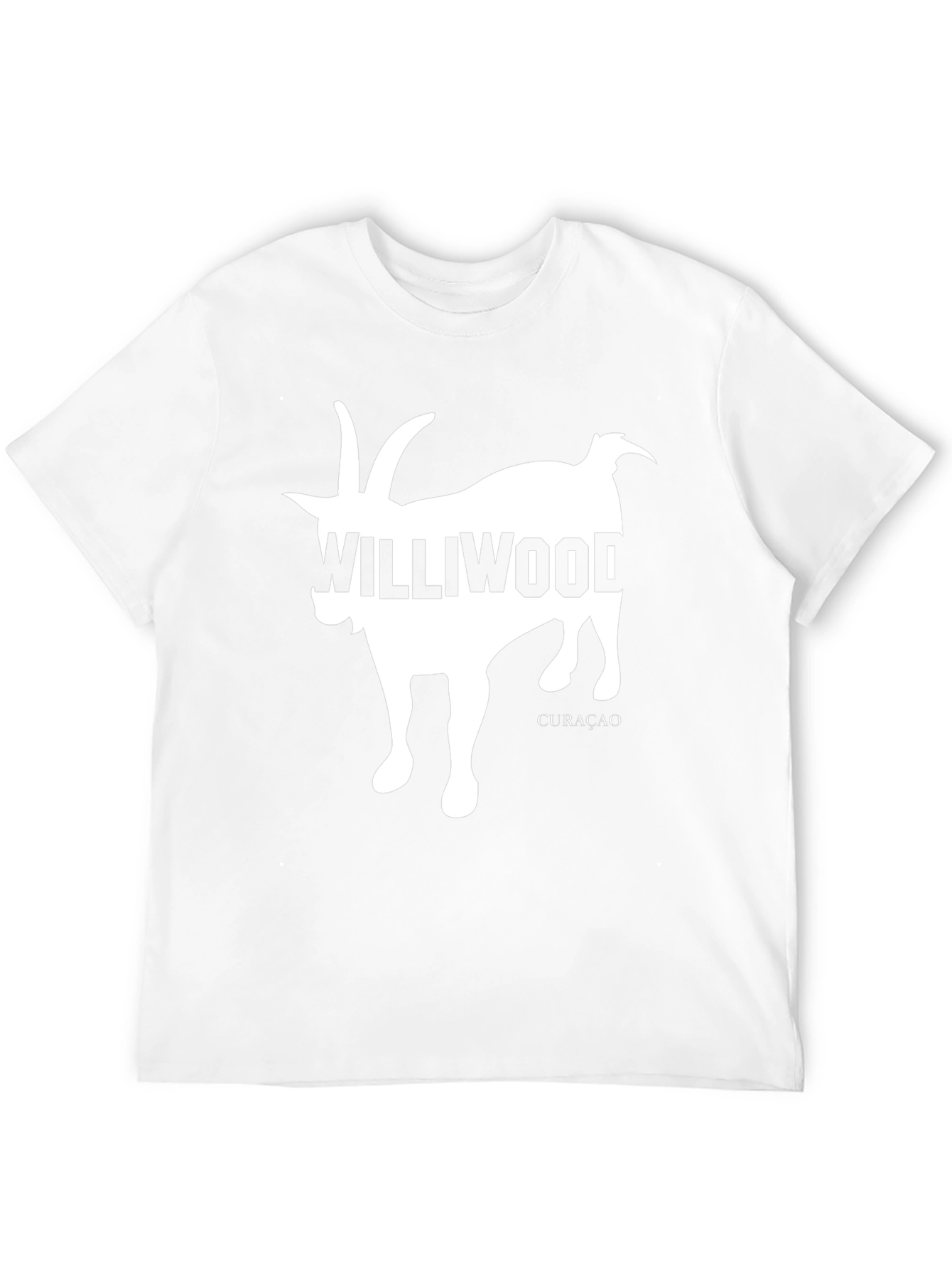 Williwood Goat Graphic Tee - Curacao Souvenir T-Shirt