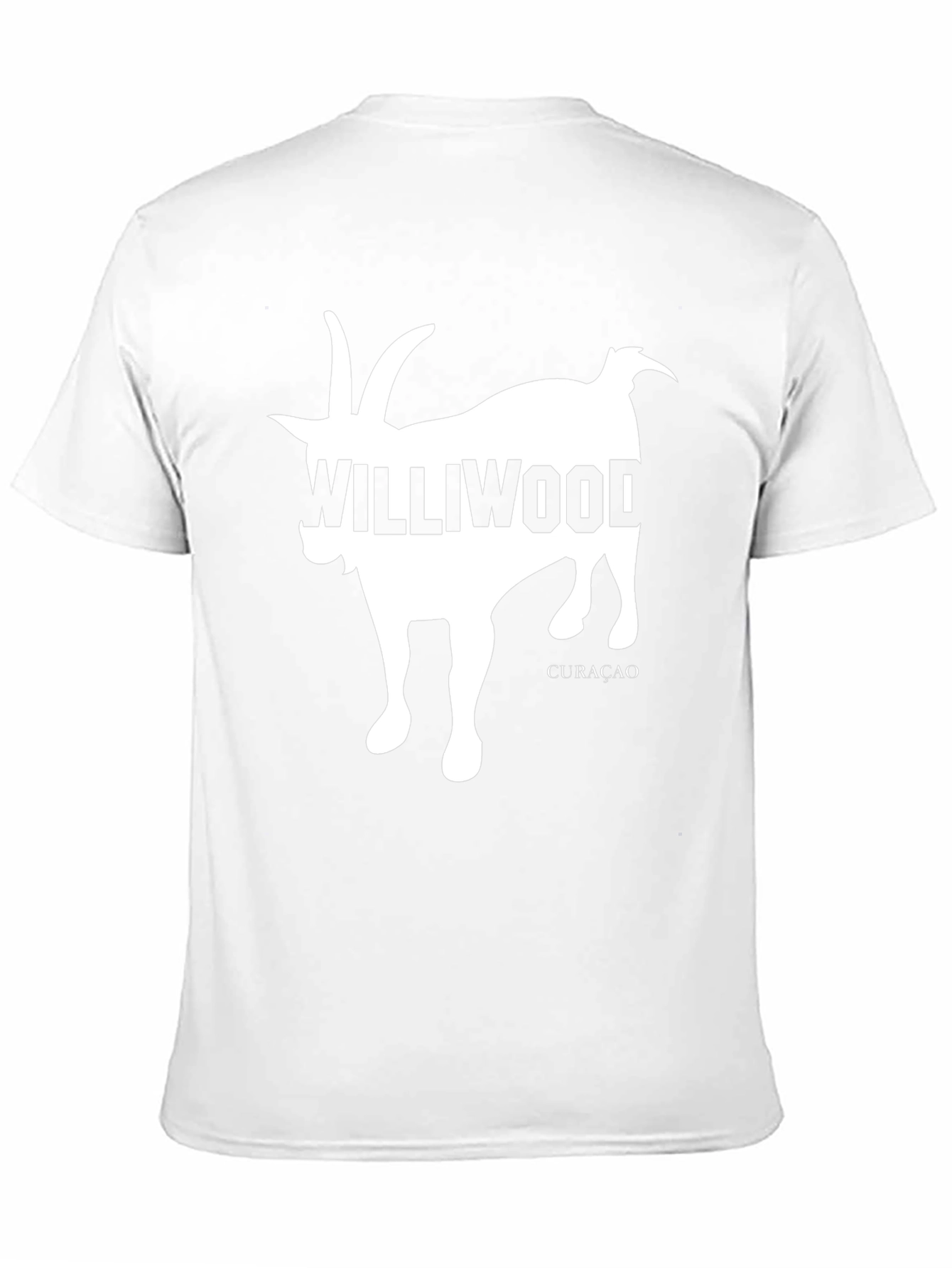 Williwood Goat Graphic Tee - Curacao Souvenir T-Shirt