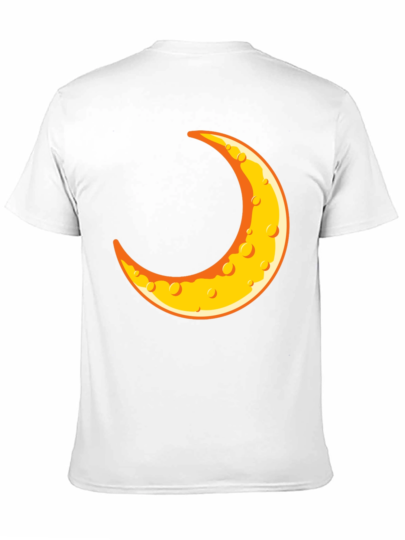 Crescent Moon Graphic T-Shirt - Black Crew Neck Tee