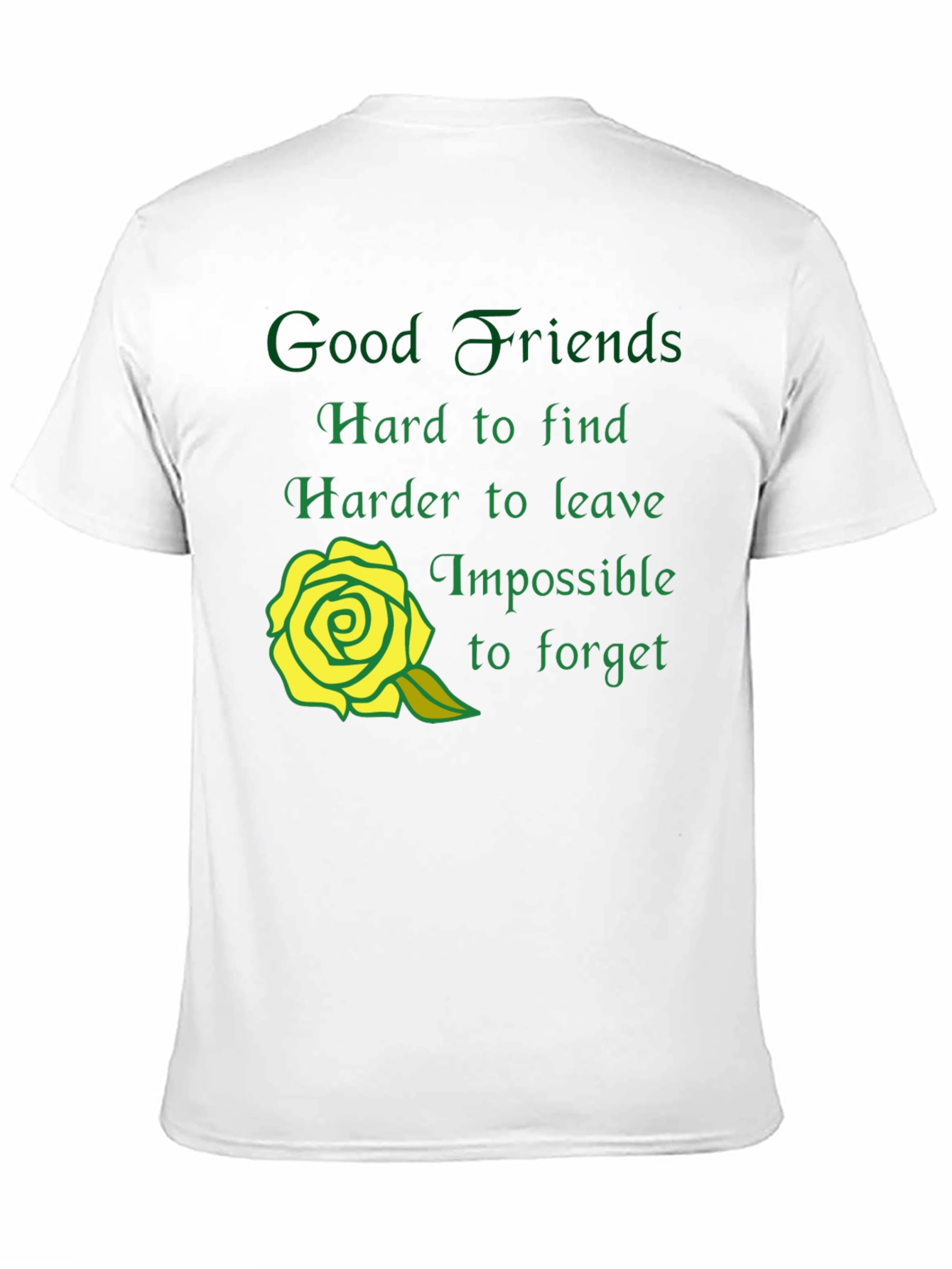 Good Friends Graphic T-Shirt - Soft Cotton Blend