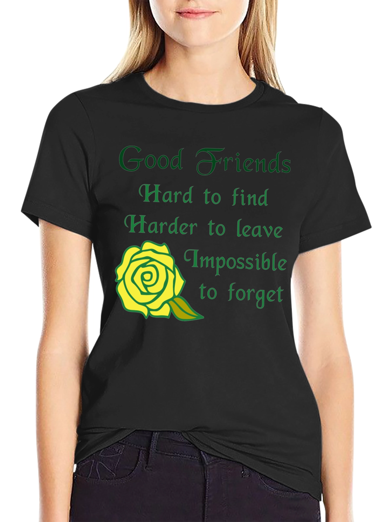 Good Friends Graphic T-Shirt - Soft Cotton Blend