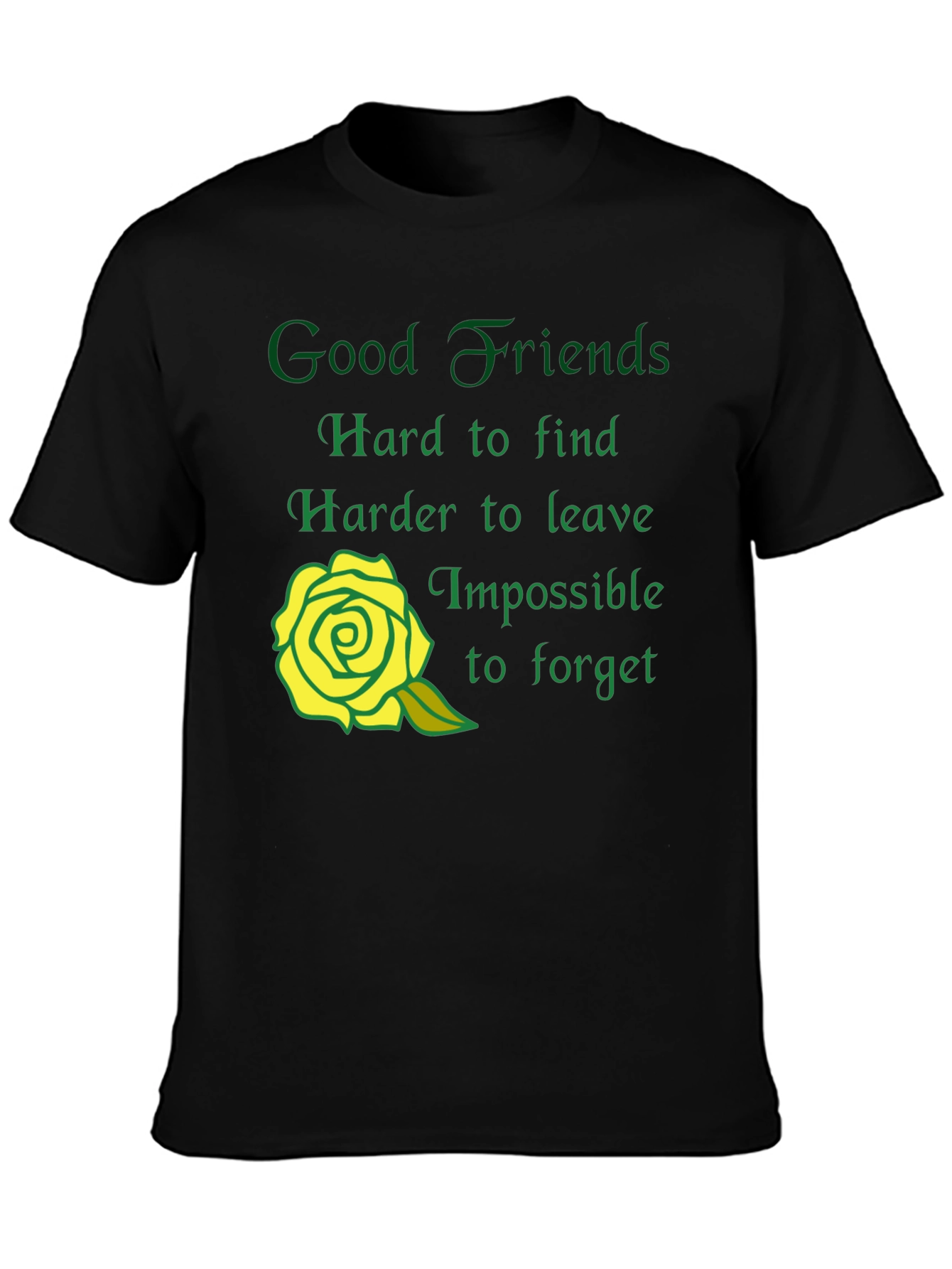 Good Friends Graphic T-Shirt - Soft Cotton Blend