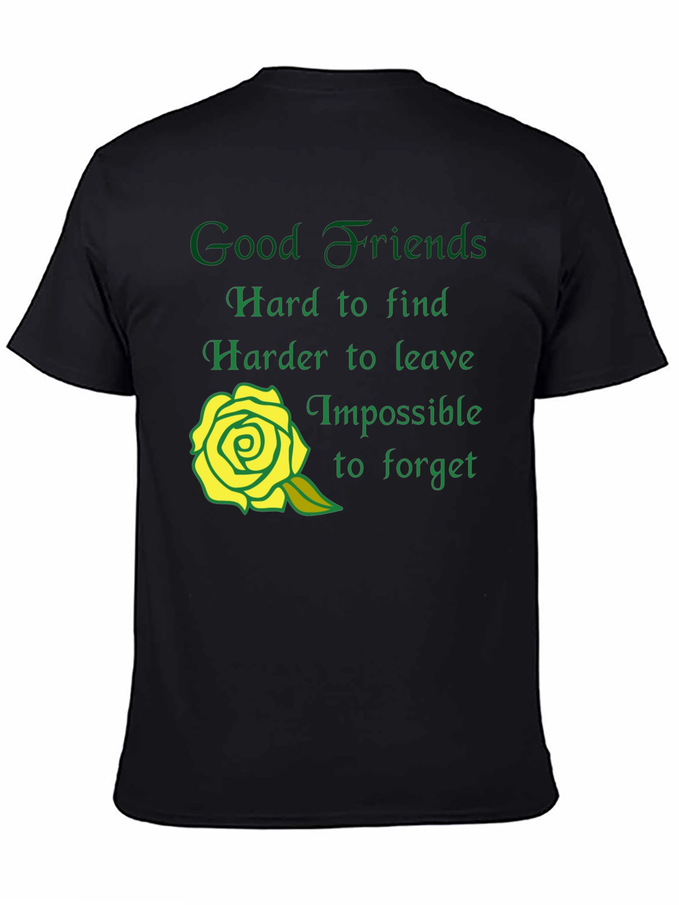 Good Friends Graphic T-Shirt - Soft Cotton Blend
