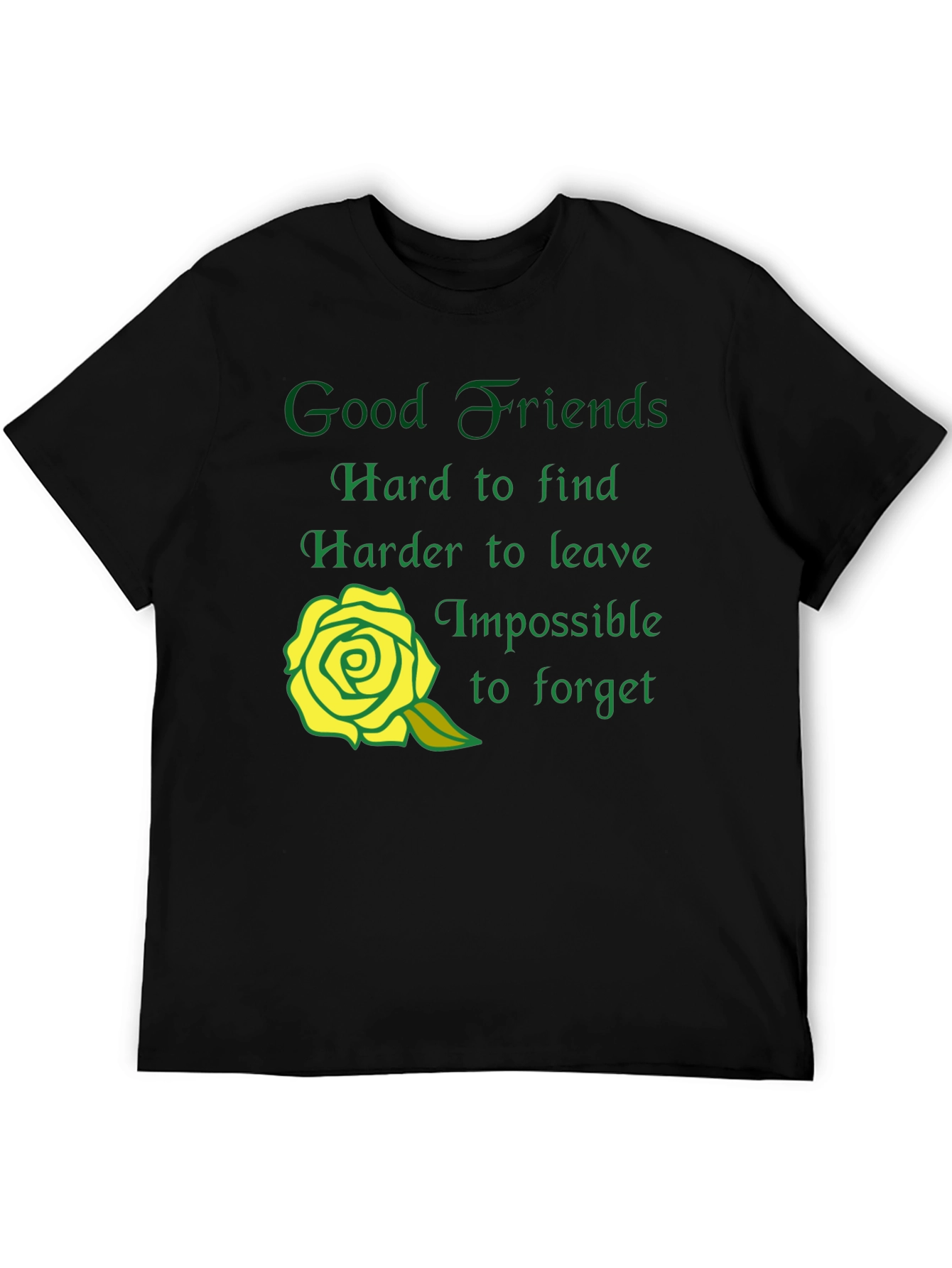Good Friends Graphic T-Shirt - Soft Cotton Blend