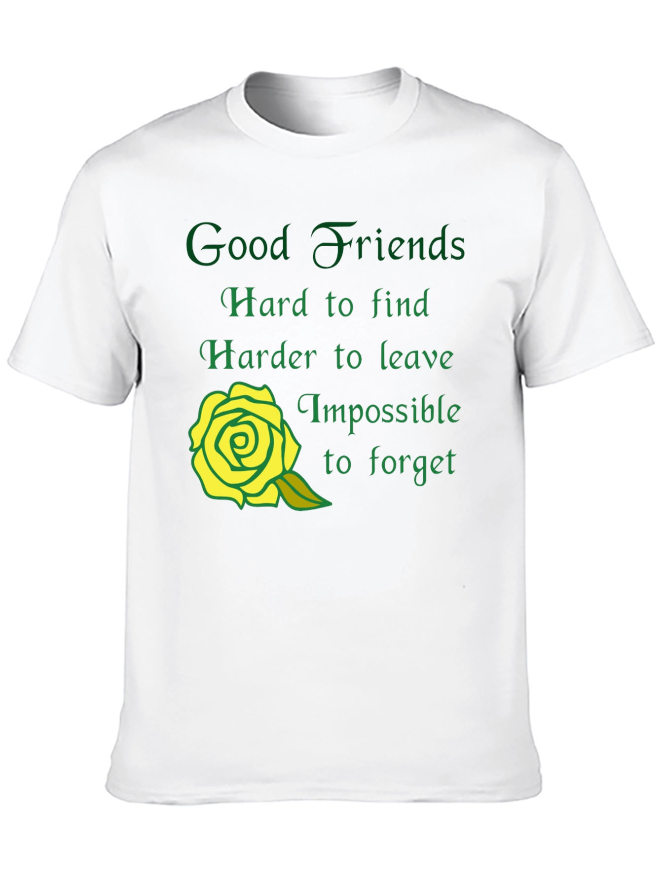Good Friends Graphic T-Shirt - Soft Cotton Blend