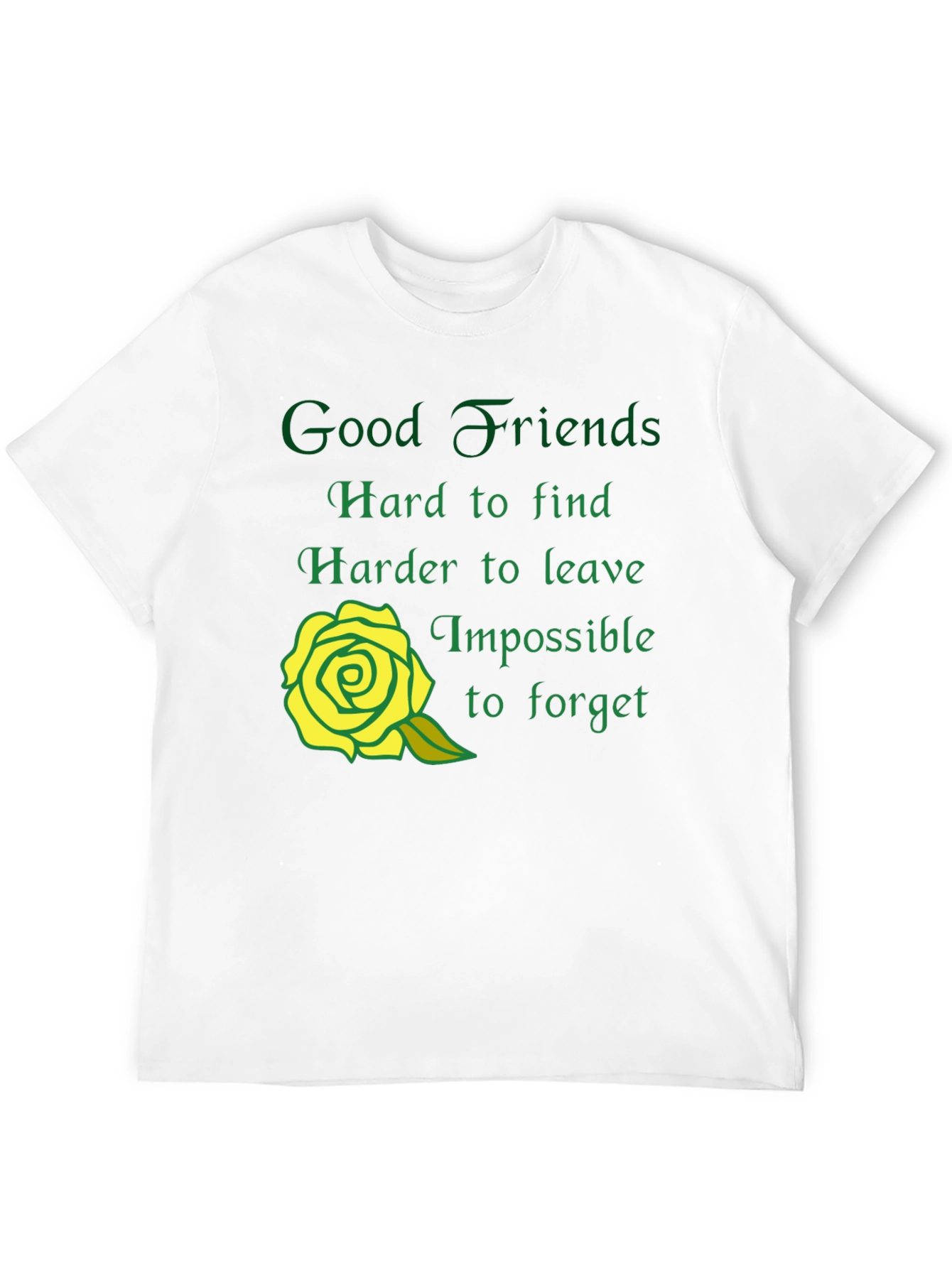 Good Friends Graphic T-Shirt - Soft Cotton Blend