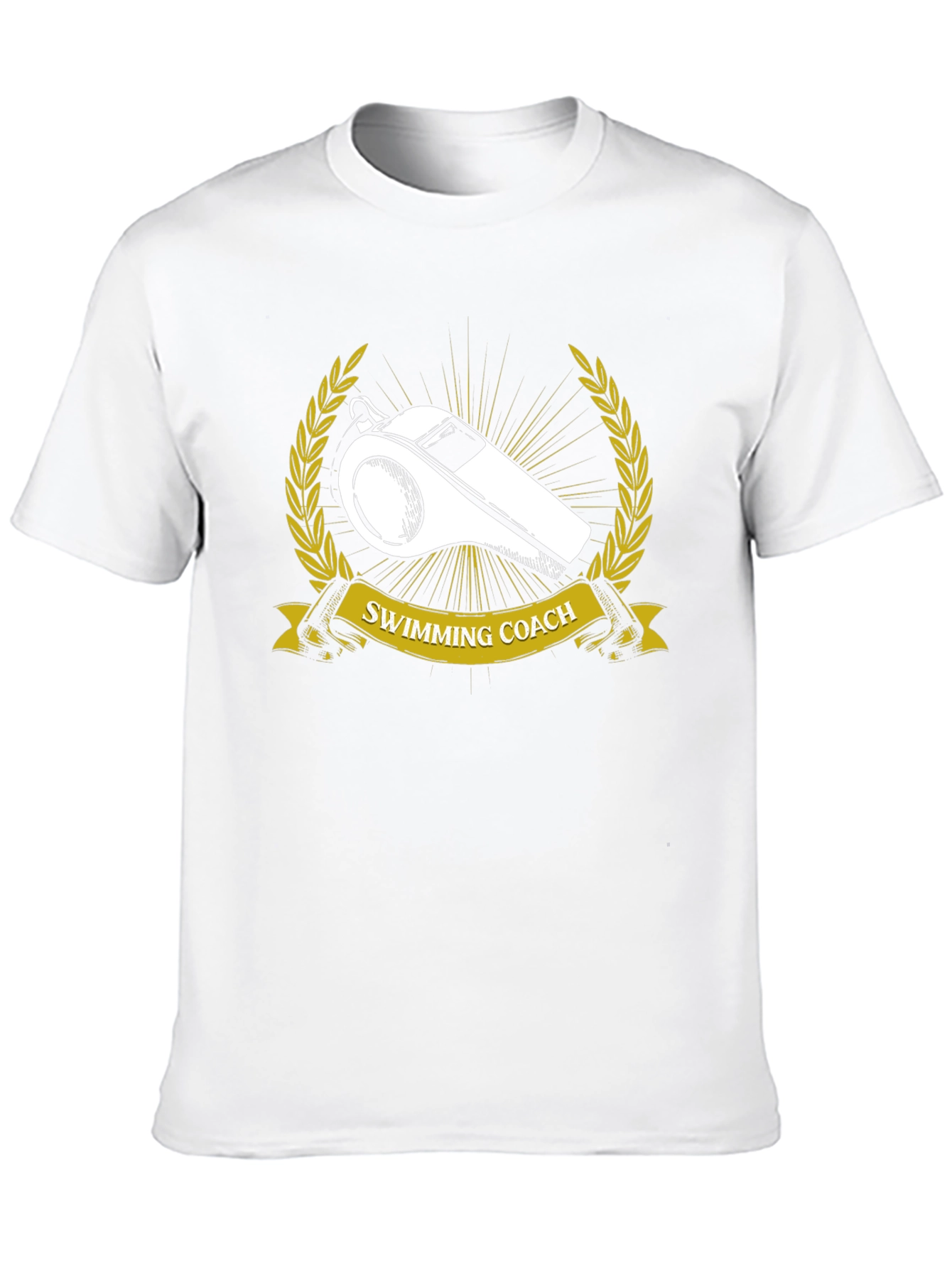 Swimming Coach Whistle Graphic T-Shirt