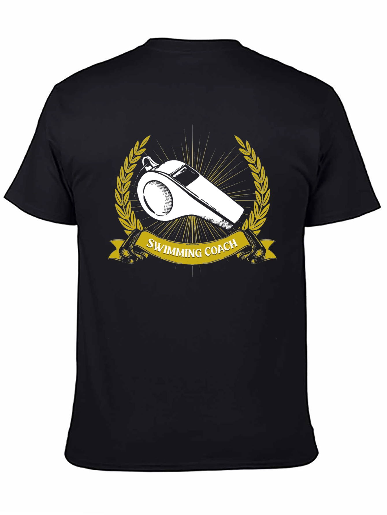 Swimming Coach Whistle Graphic T-Shirt