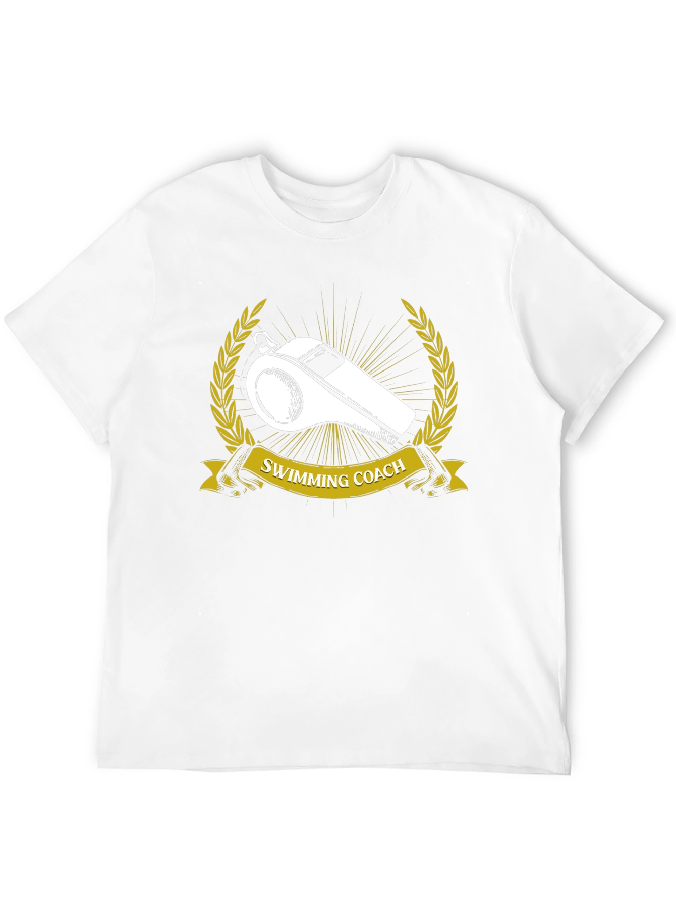 Swimming Coach Whistle Graphic T-Shirt