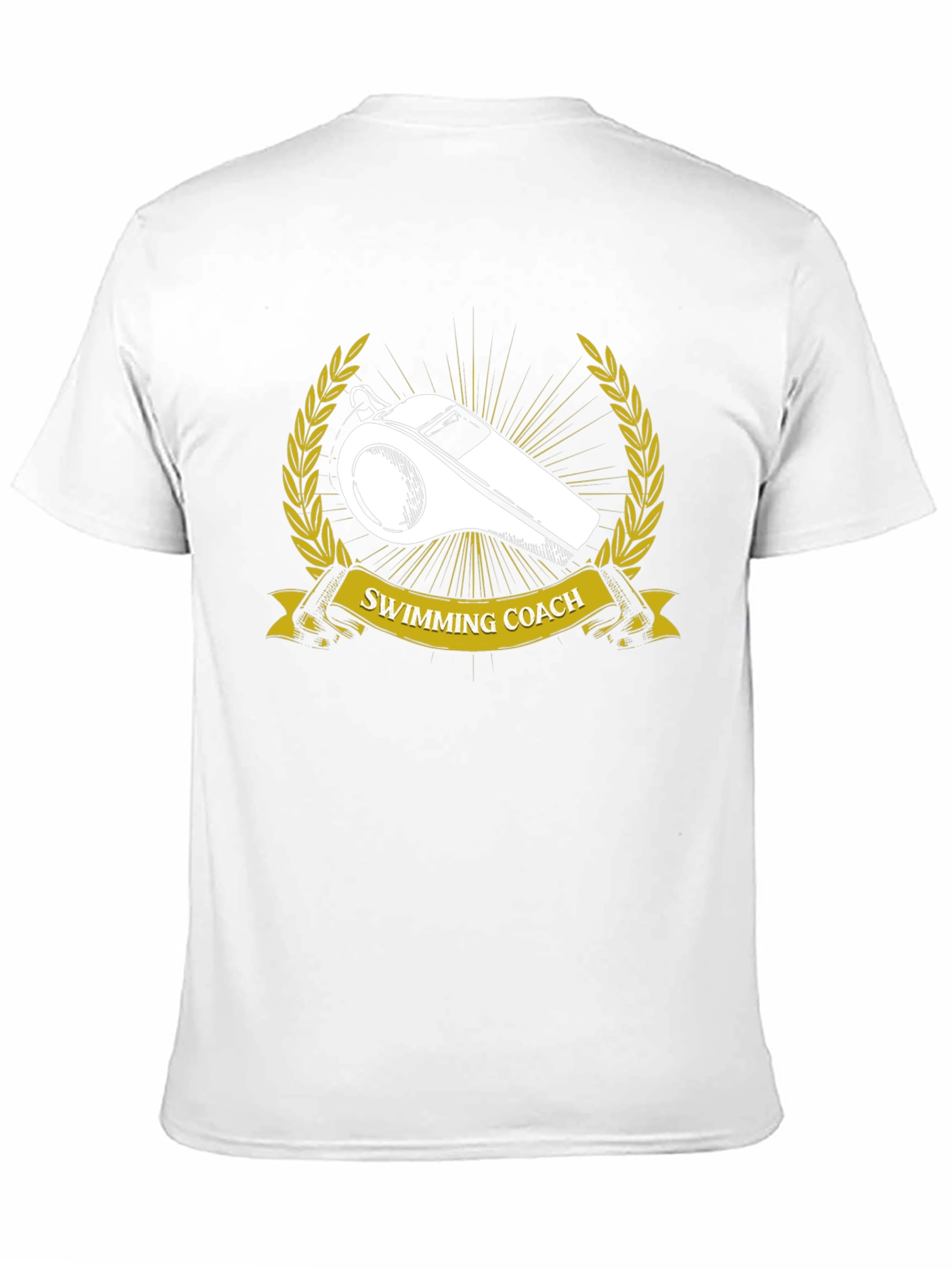 Swimming Coach Whistle Graphic T-Shirt