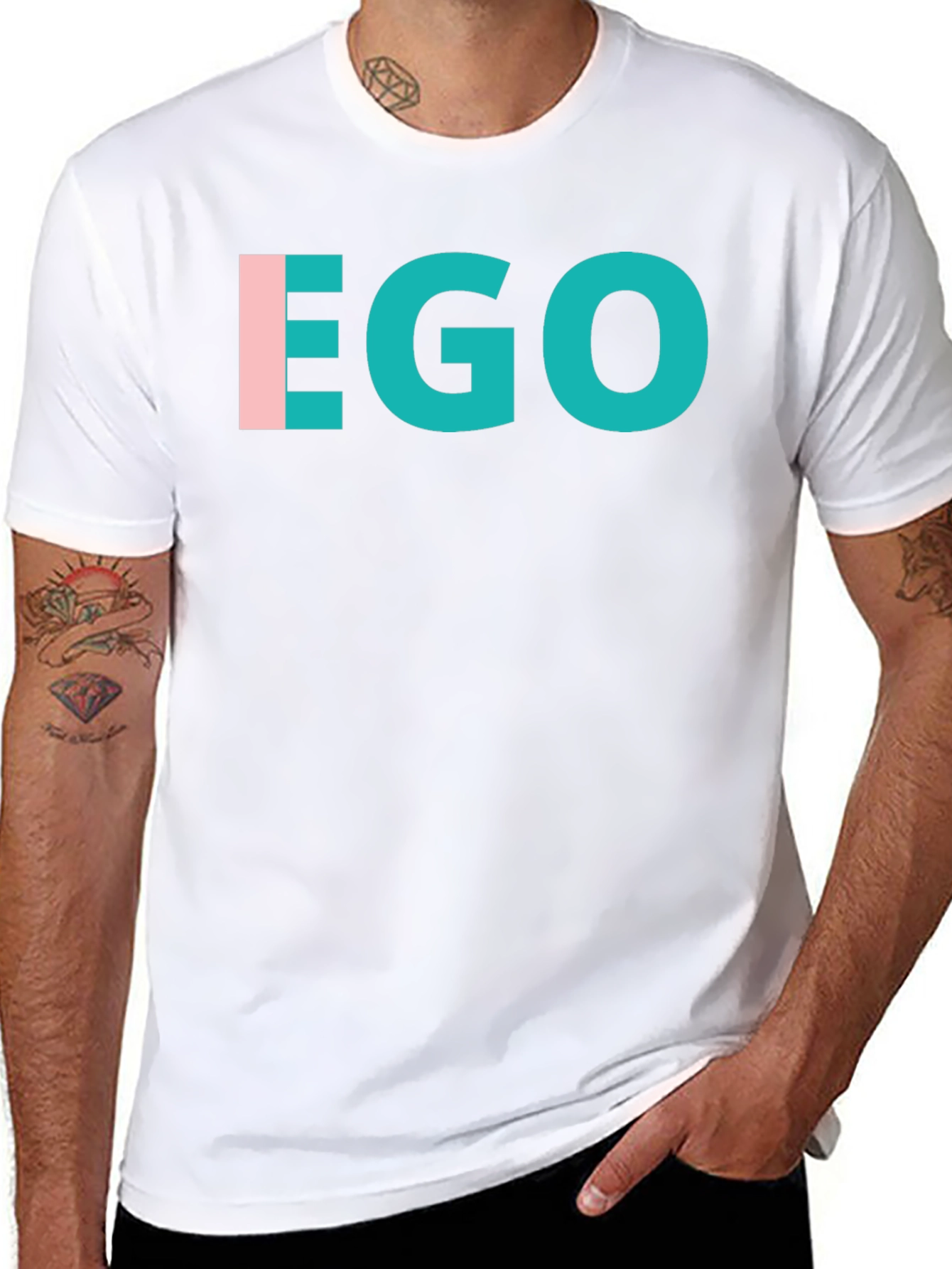EGO Graphic T-Shirt - Modern Statement Tee
