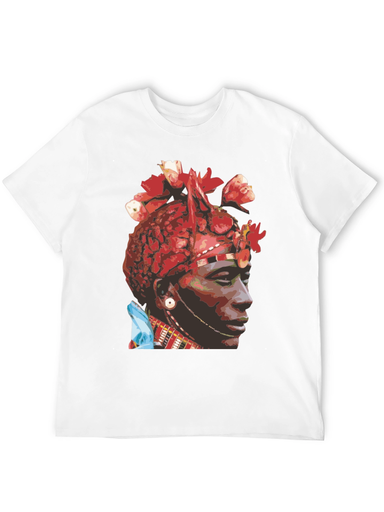African King Graphic Tee - Black Cotton T-Shirt