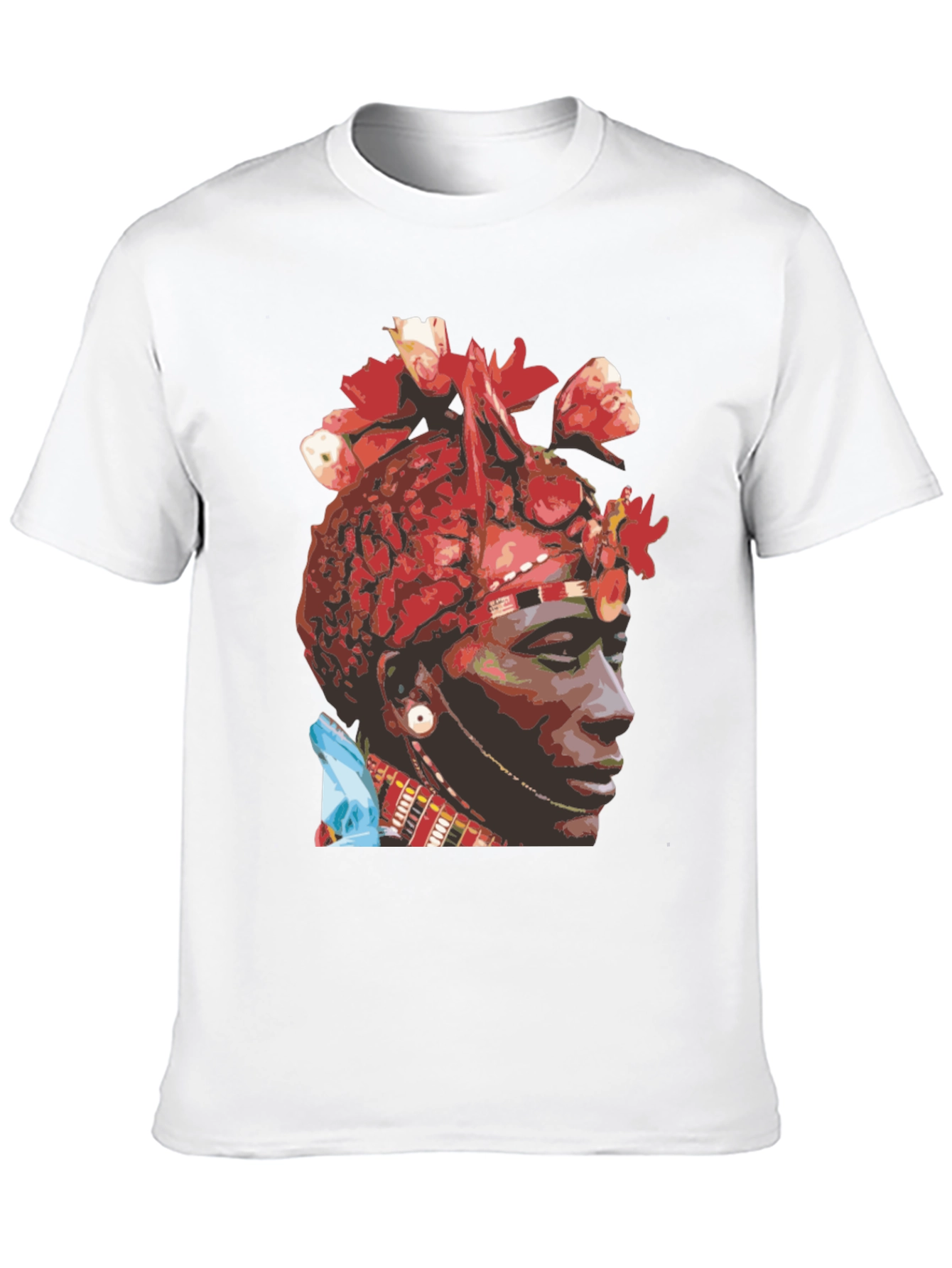 African King Graphic Tee - Black Cotton T-Shirt