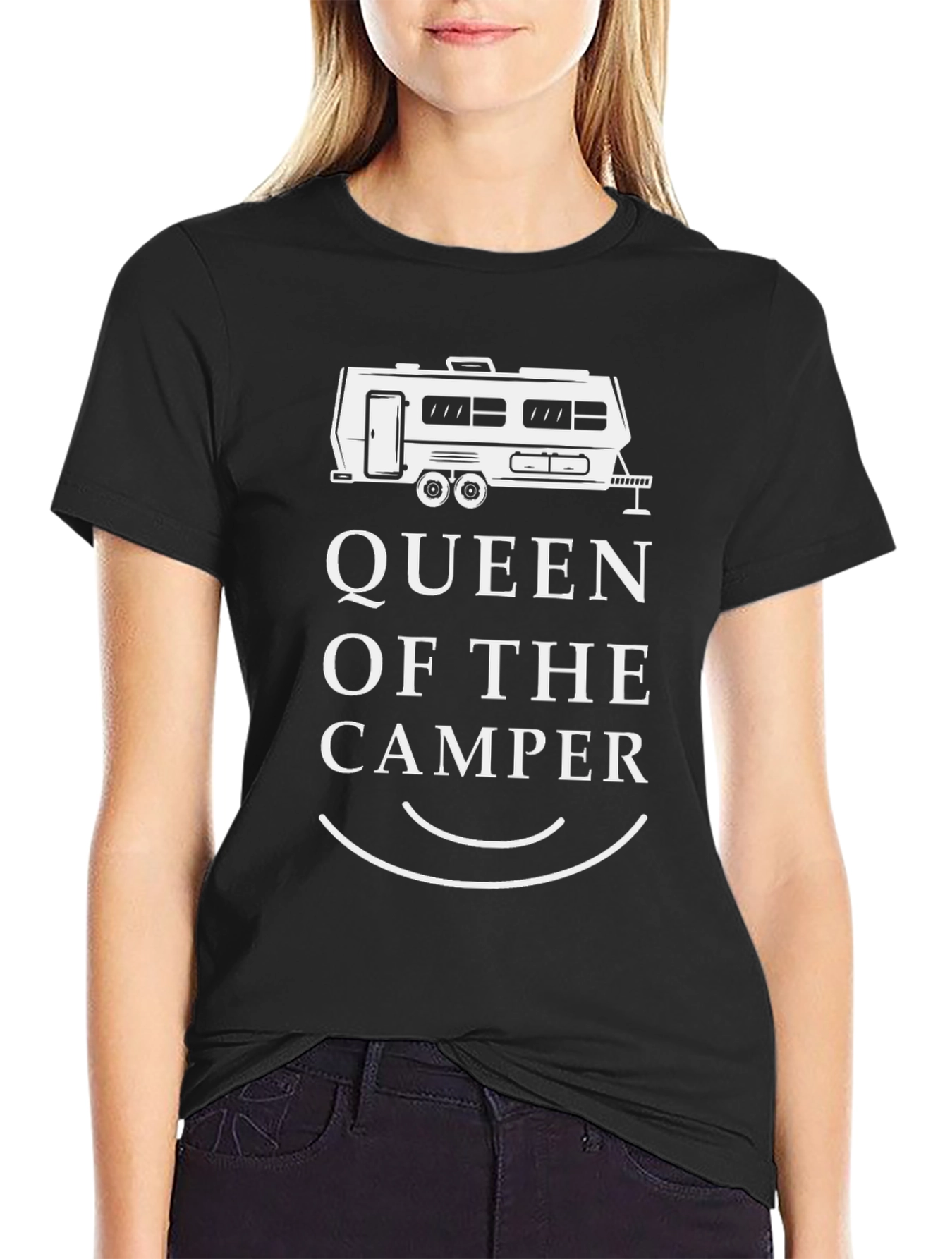 Queen of the Camper T-Shirt - RV Camping Shirt
