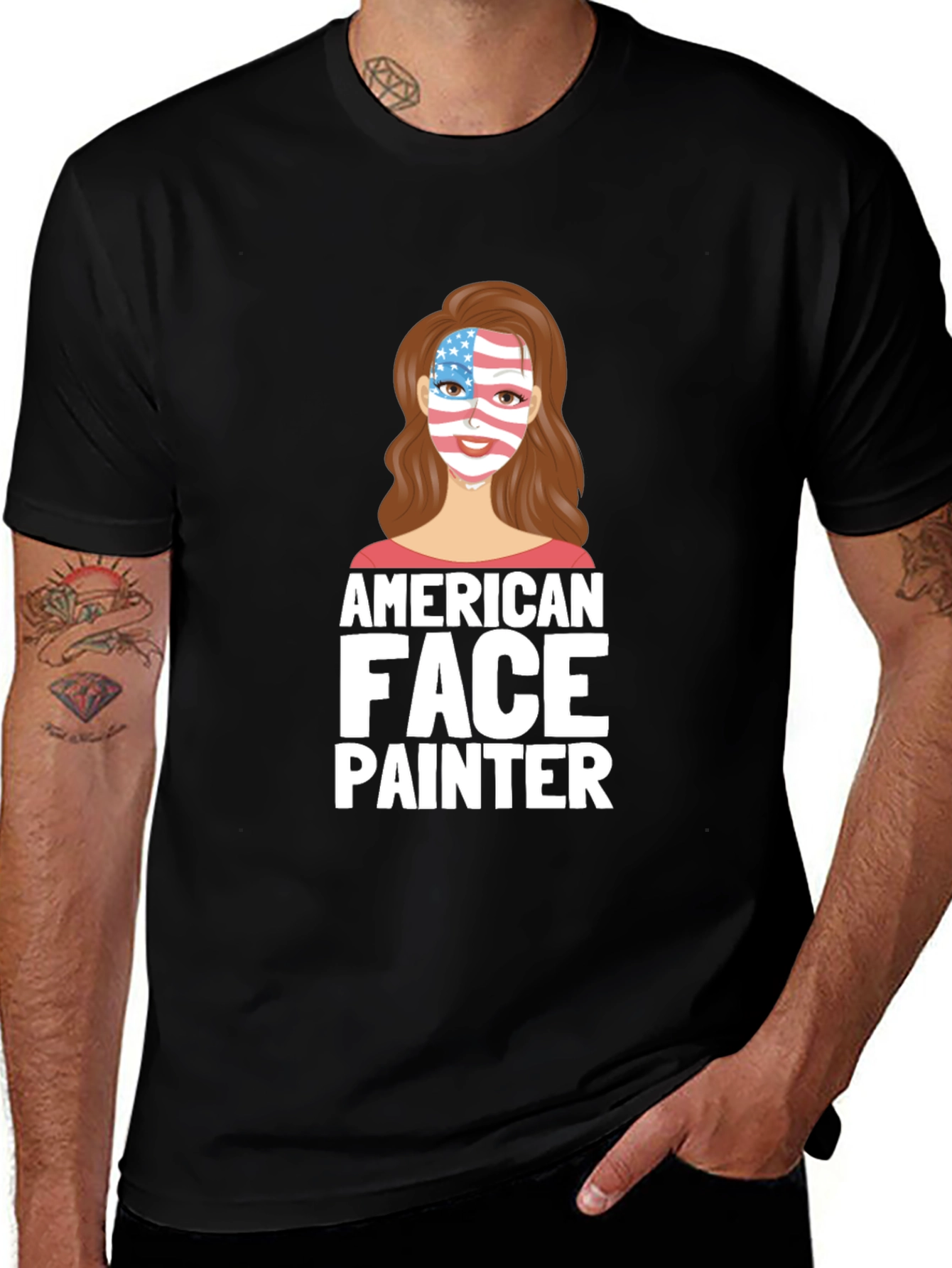 American Face Painter T-Shirt