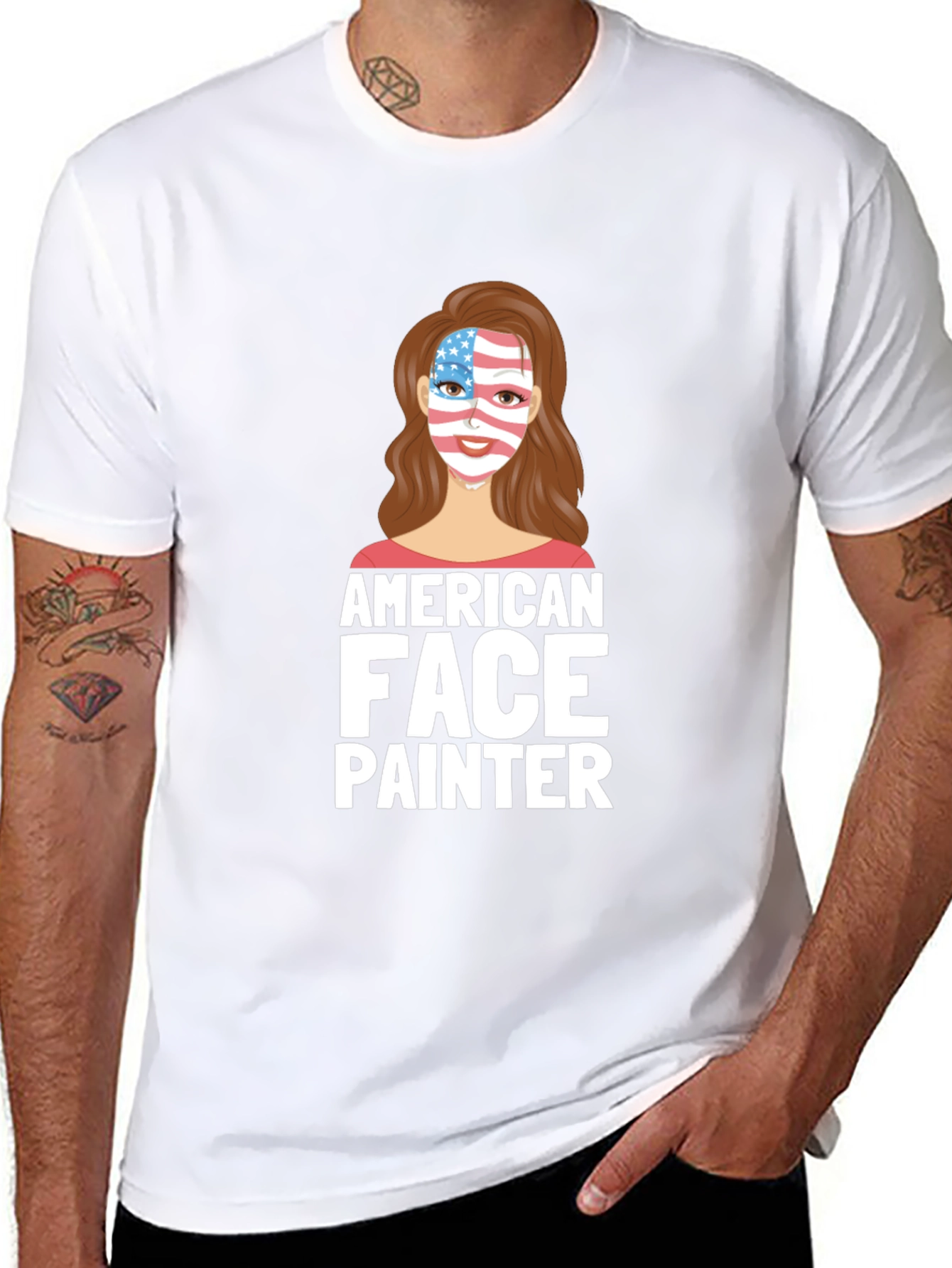 American Face Painter T-Shirt