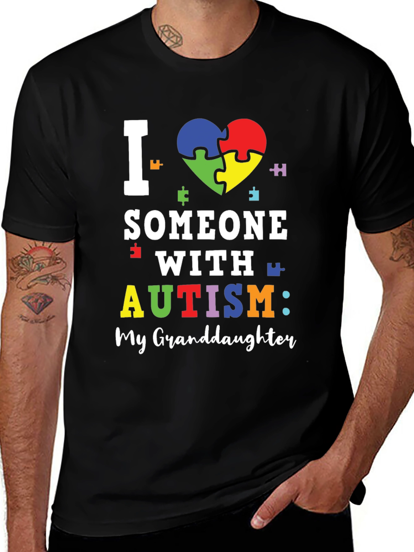 Autism Awareness T-Shirt: Granddaughter Love