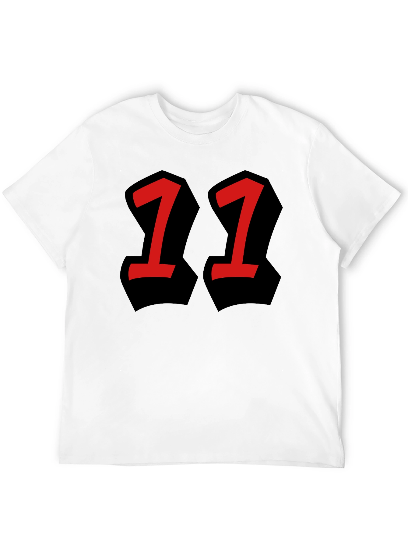 Bold 11 Graphic Tee - Black T-Shirt