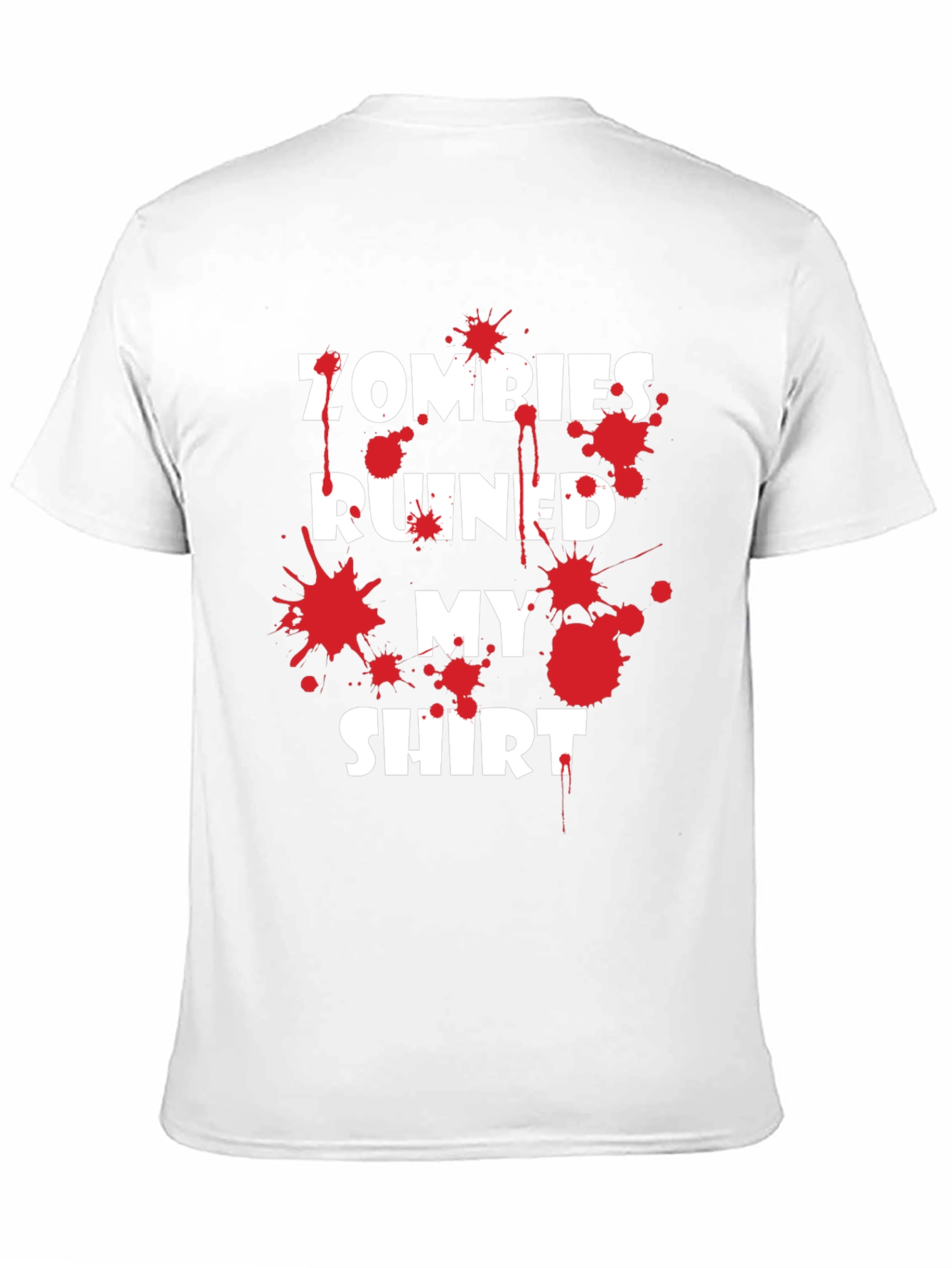 Zombies Ruined My Shirt Graphic Tee