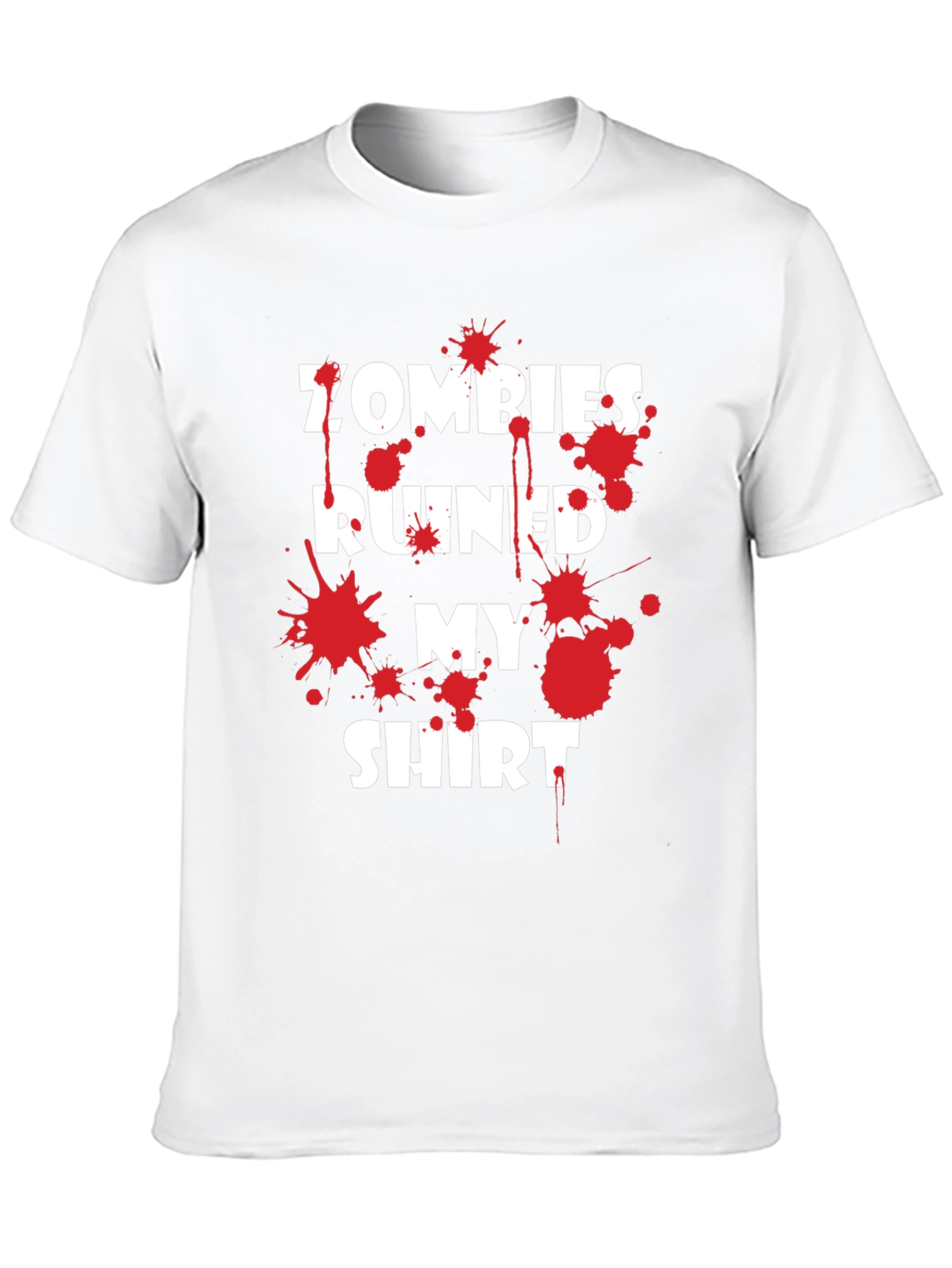 Zombies Ruined My Shirt Graphic Tee