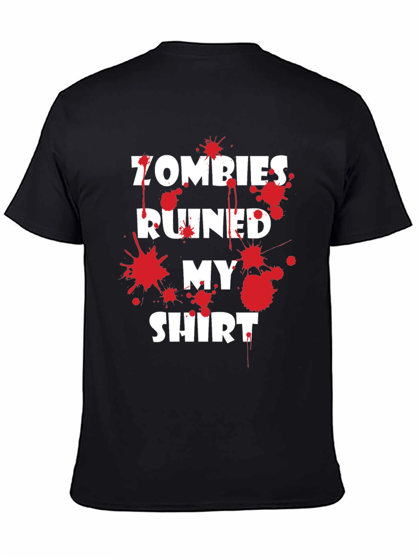 Zombies Ruined My Shirt Graphic Tee