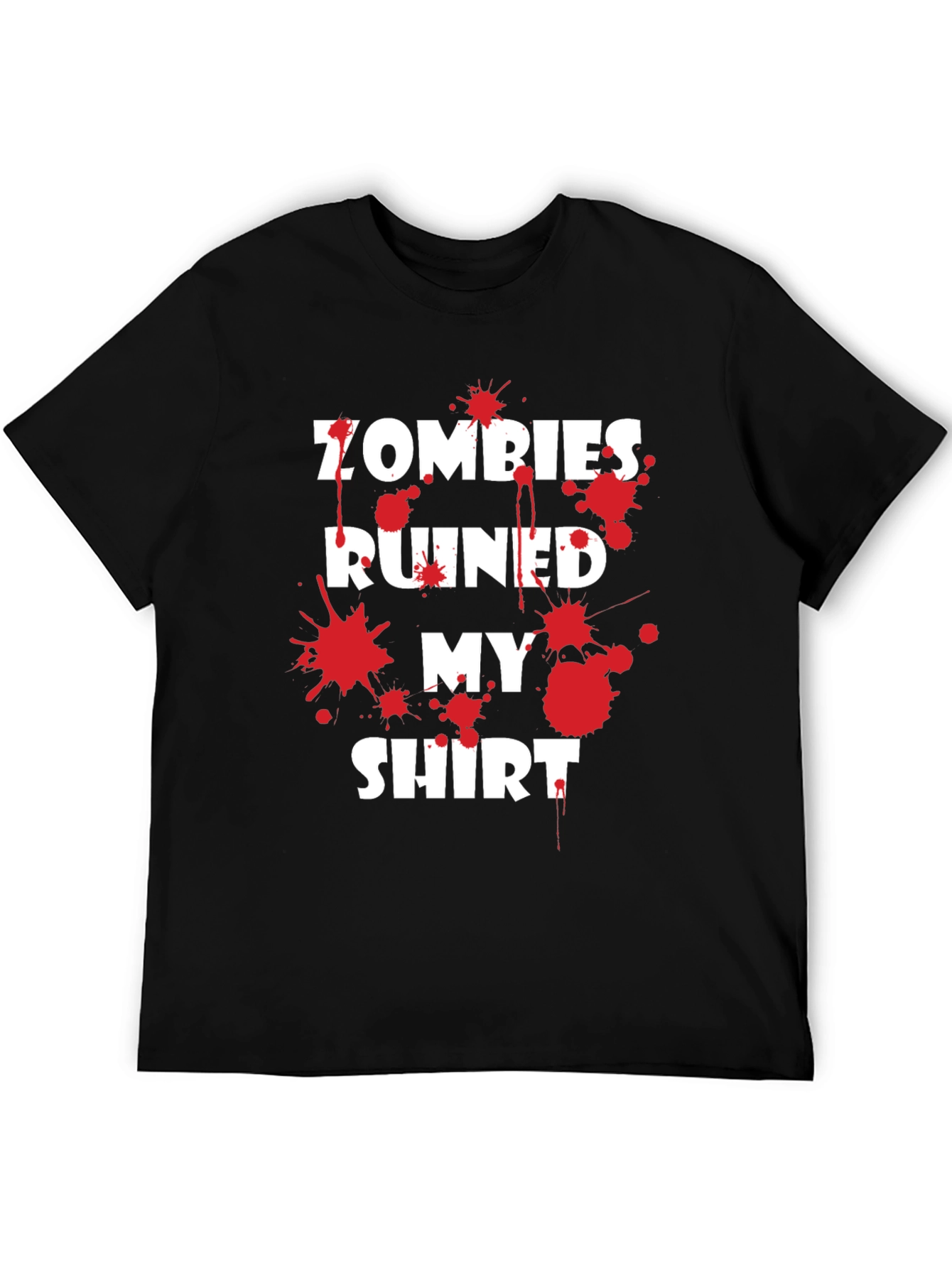 Zombies Ruined My Shirt Graphic Tee