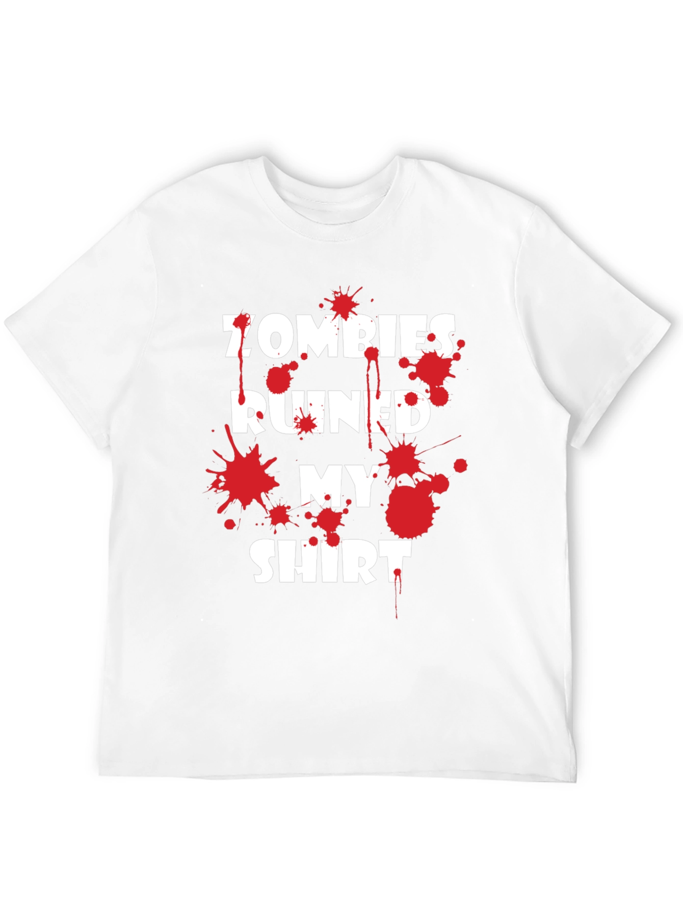 Zombies Ruined My Shirt Graphic Tee