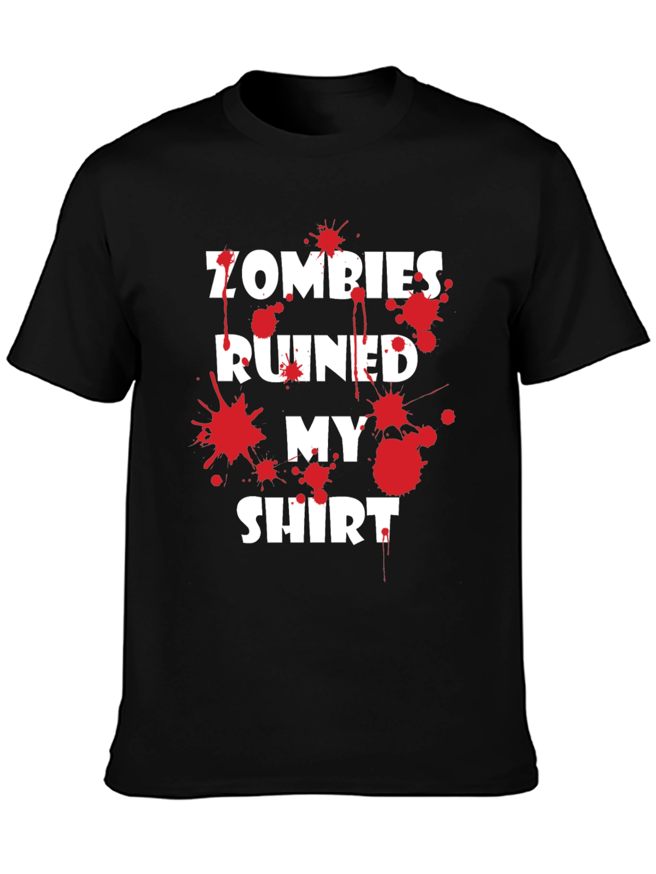 Zombies Ruined My Shirt Graphic Tee